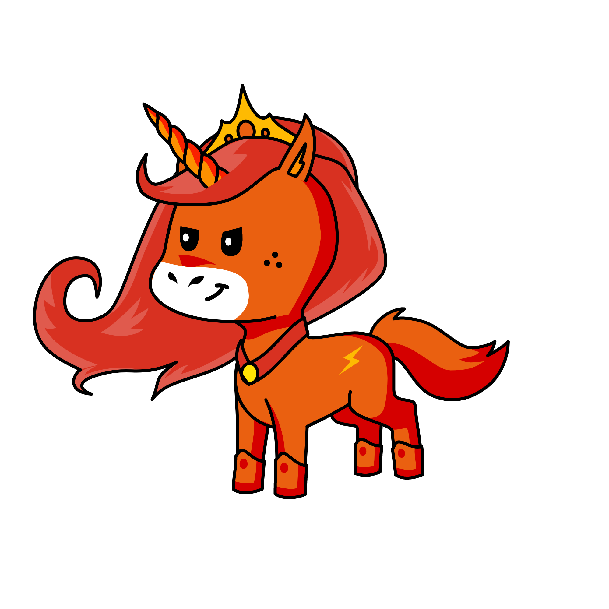Pinky, the unicorn