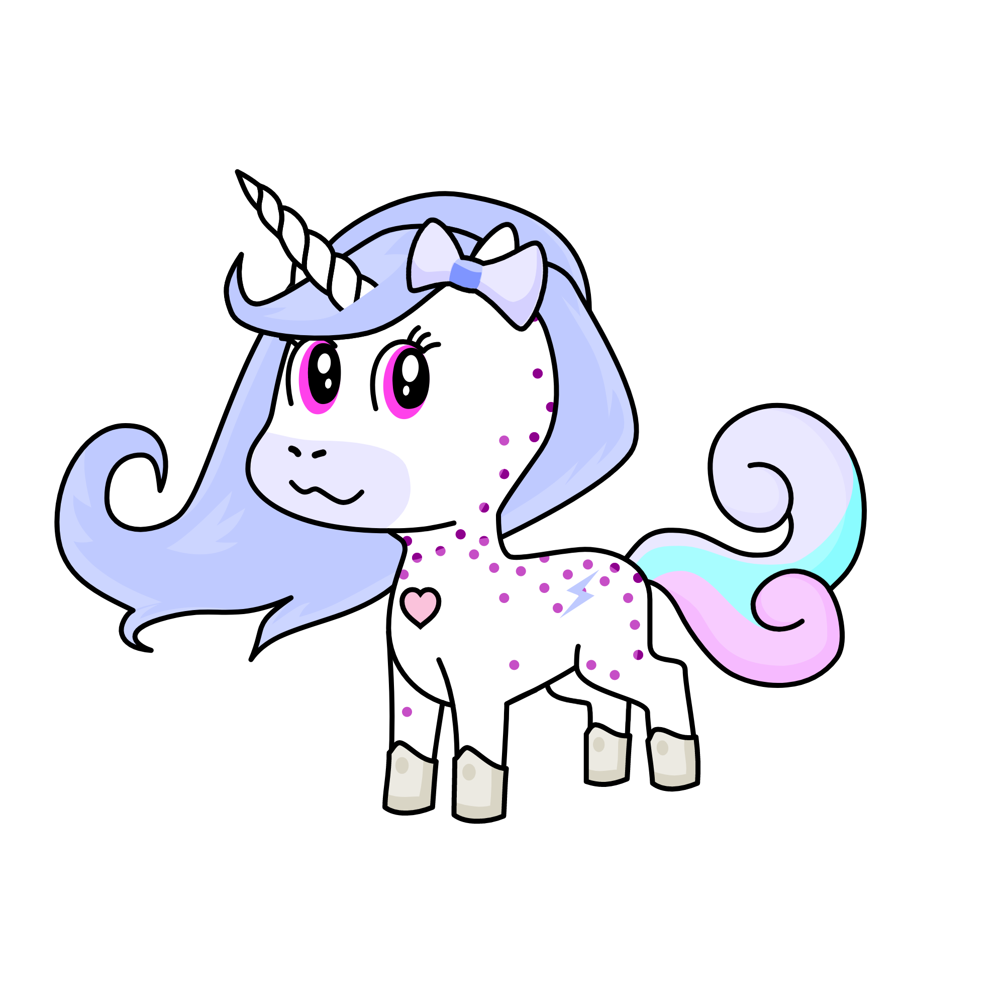 Winter, the unicorn