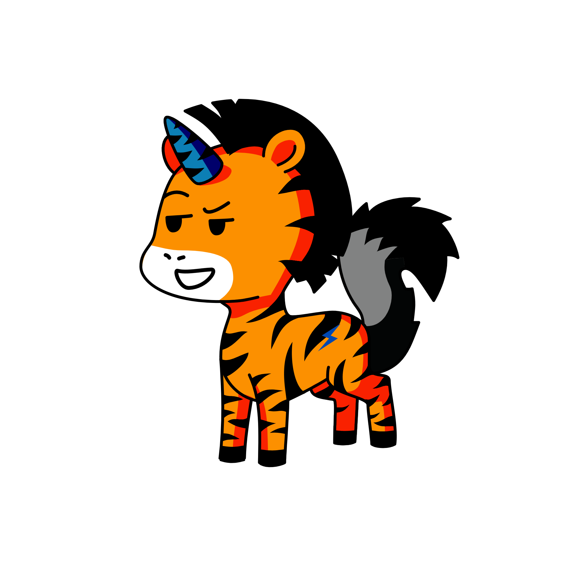 Tiger, the unicorn