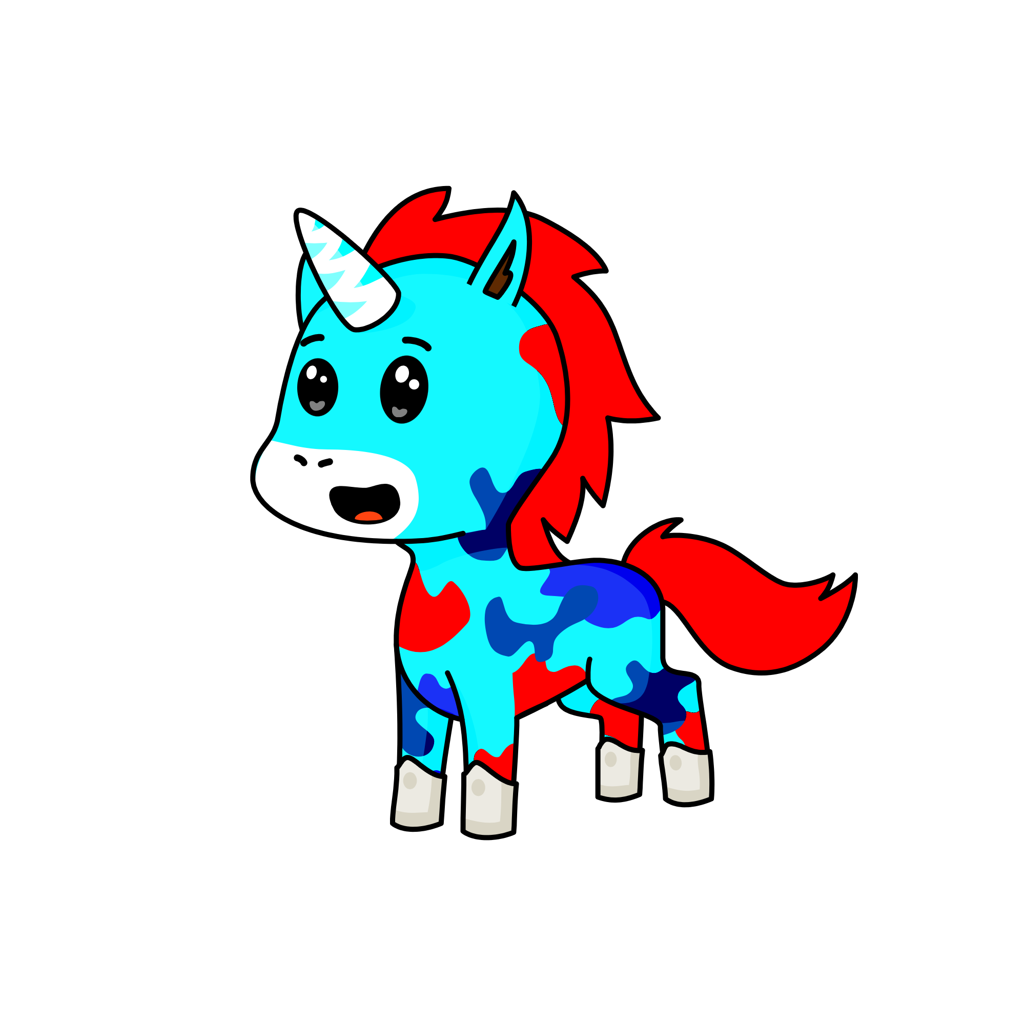 Midnight, the unicorn