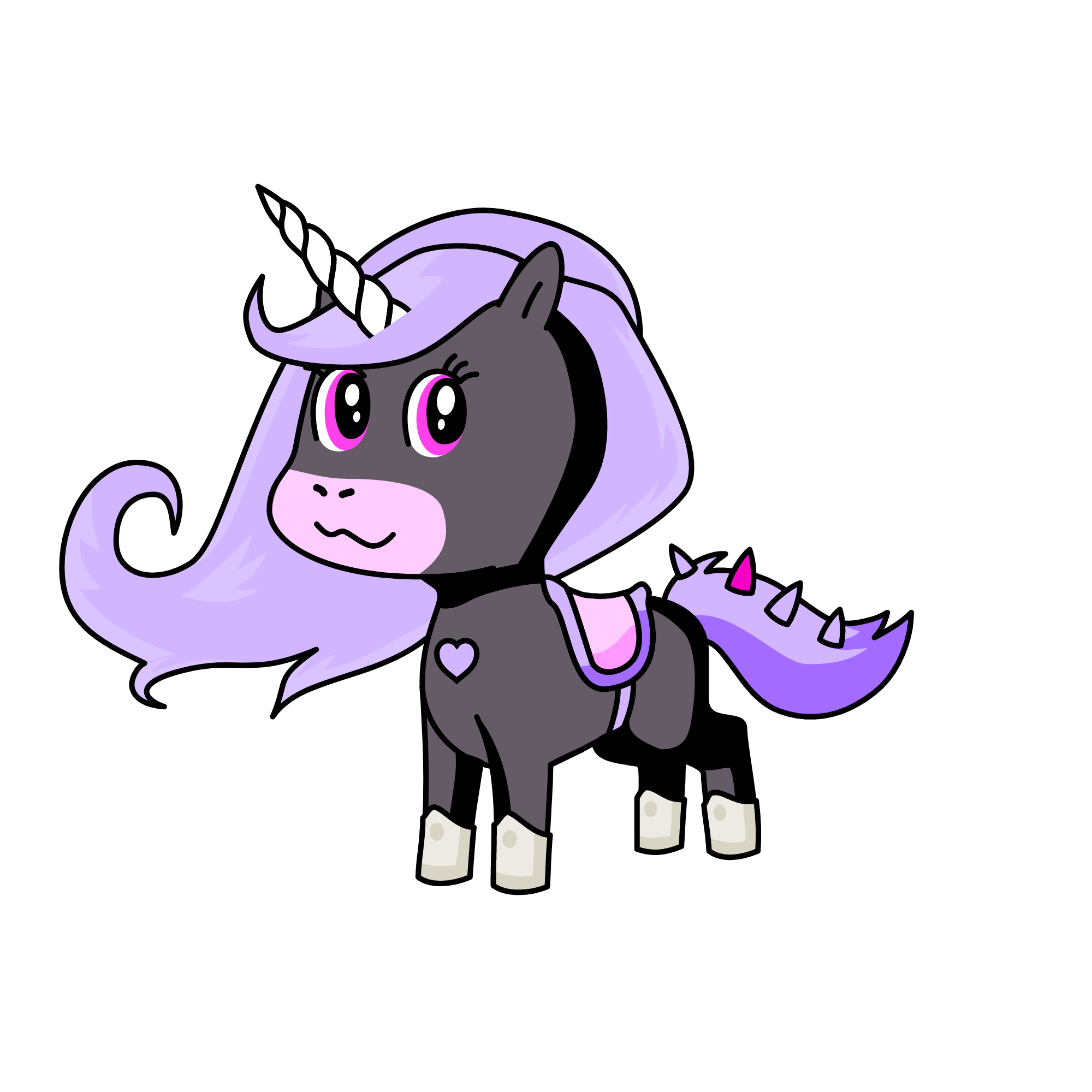 Midnight, the unicorn