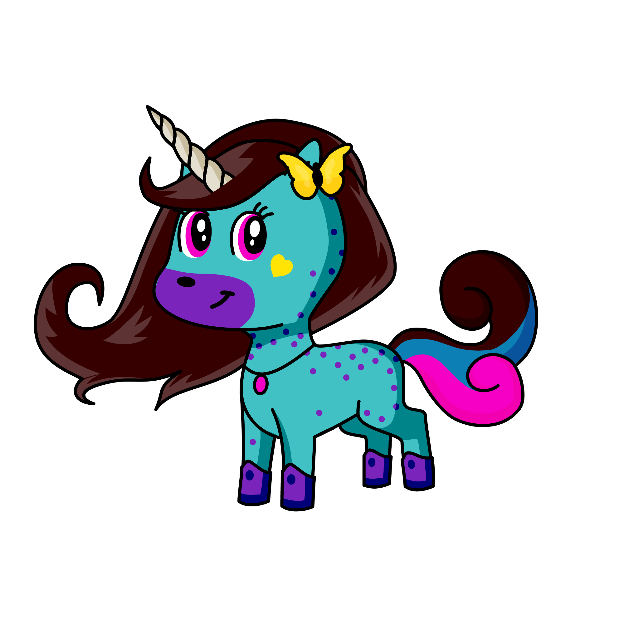 Bloom, the unicorn