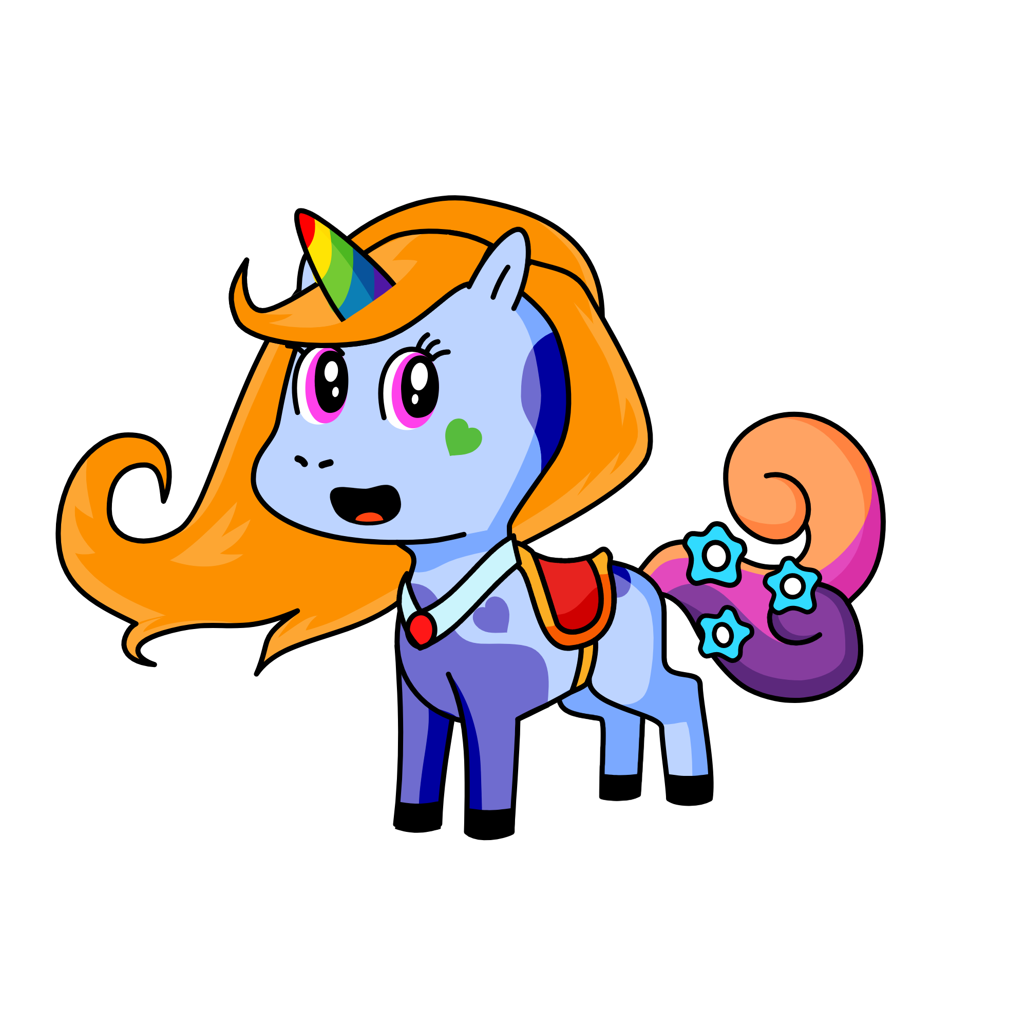 Luna, the unicorn