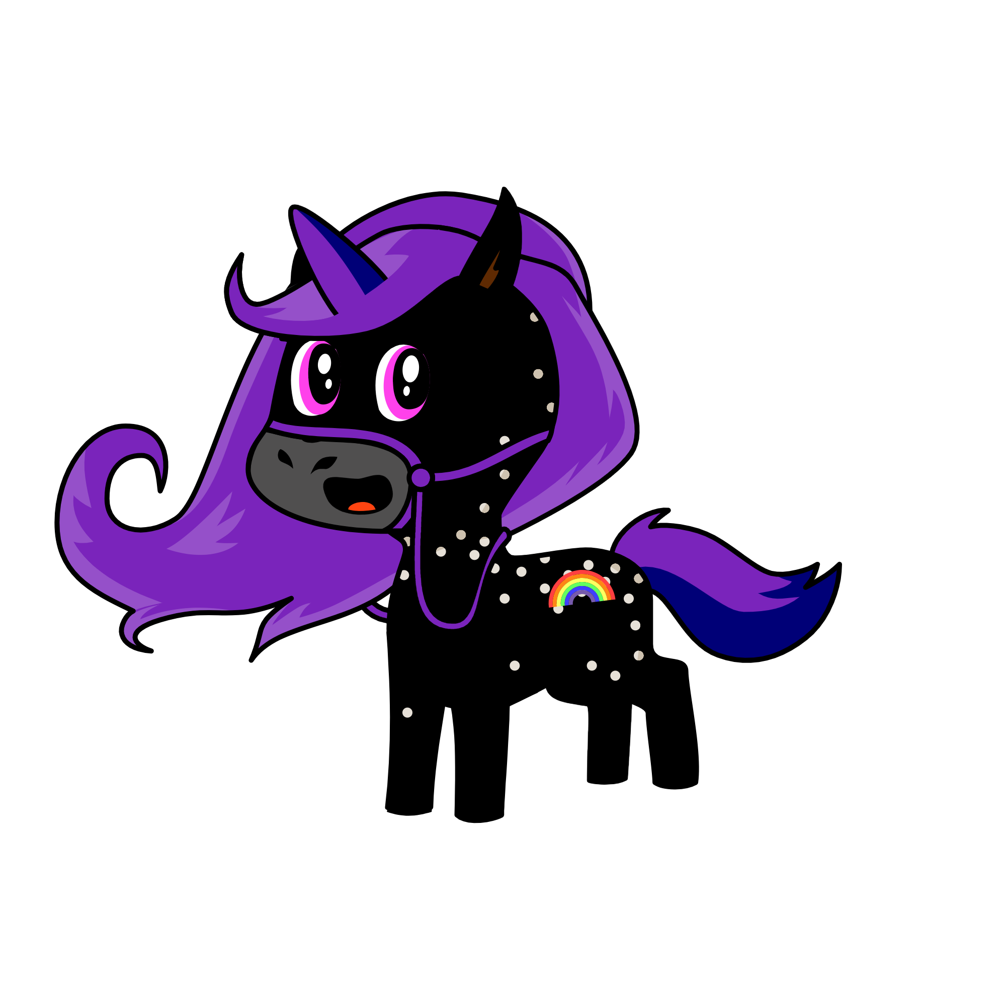 Moonlight, the unicorn