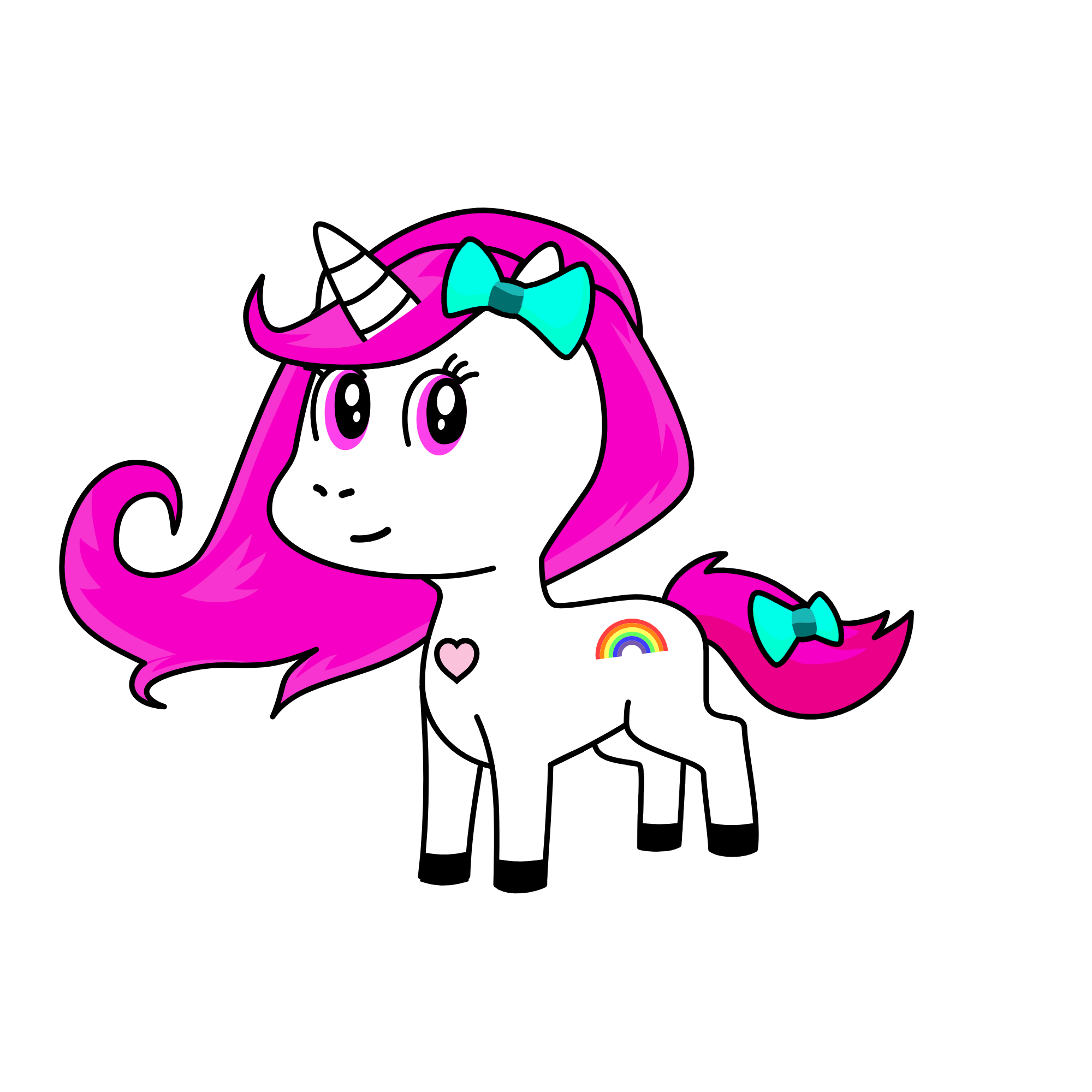 rainbow, the unicorn
