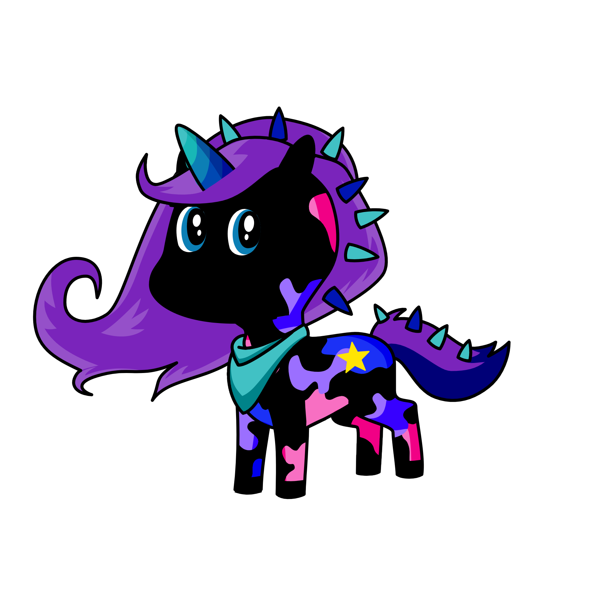 Gleam, the unicorn
