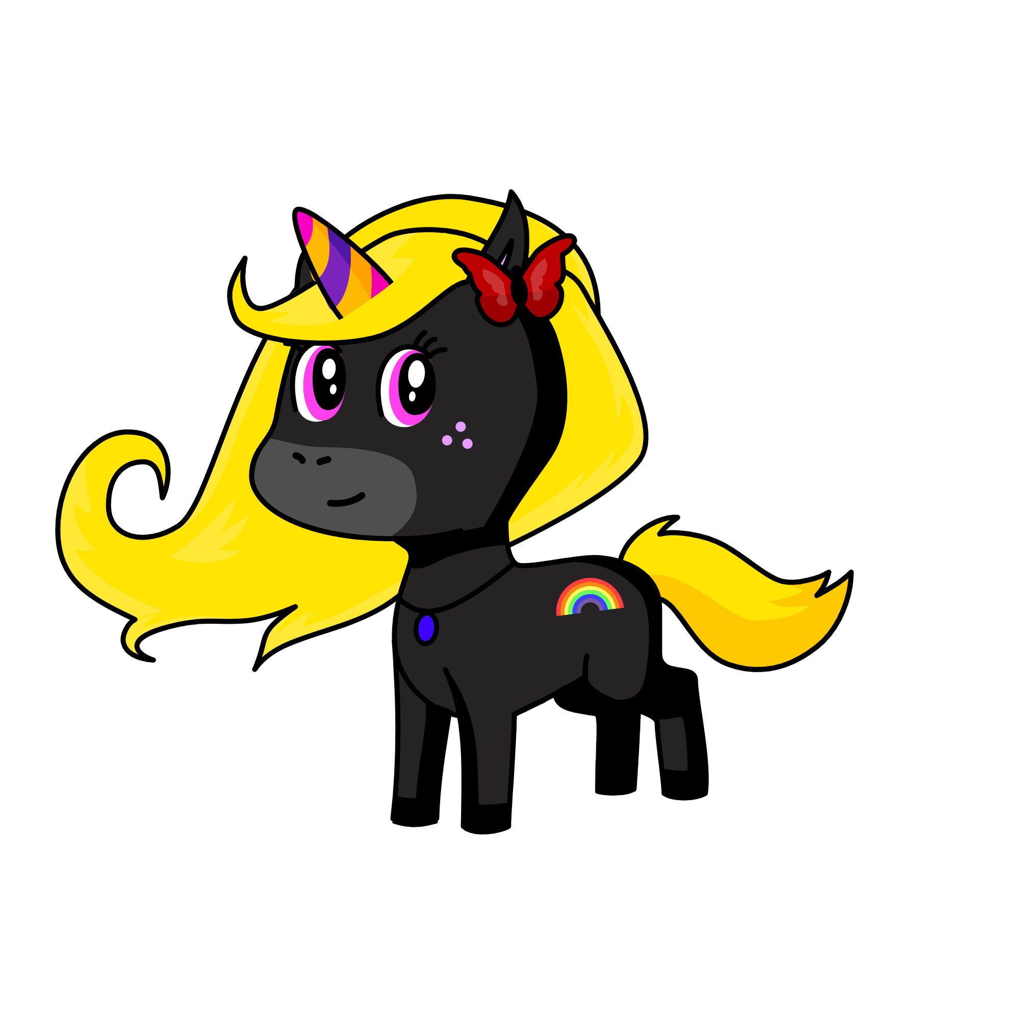 Alya of the Forest, the unicorn