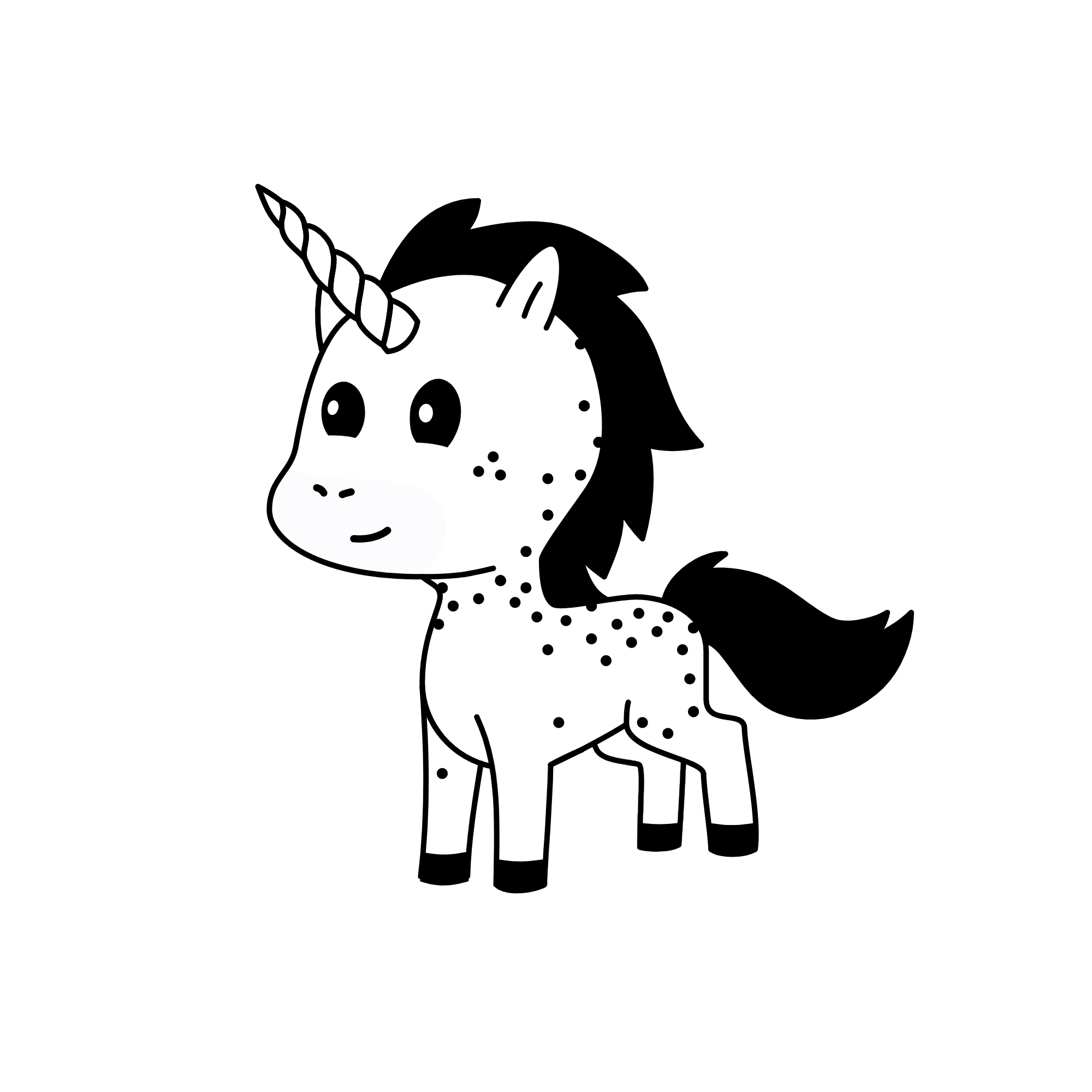 spots, the unicorn