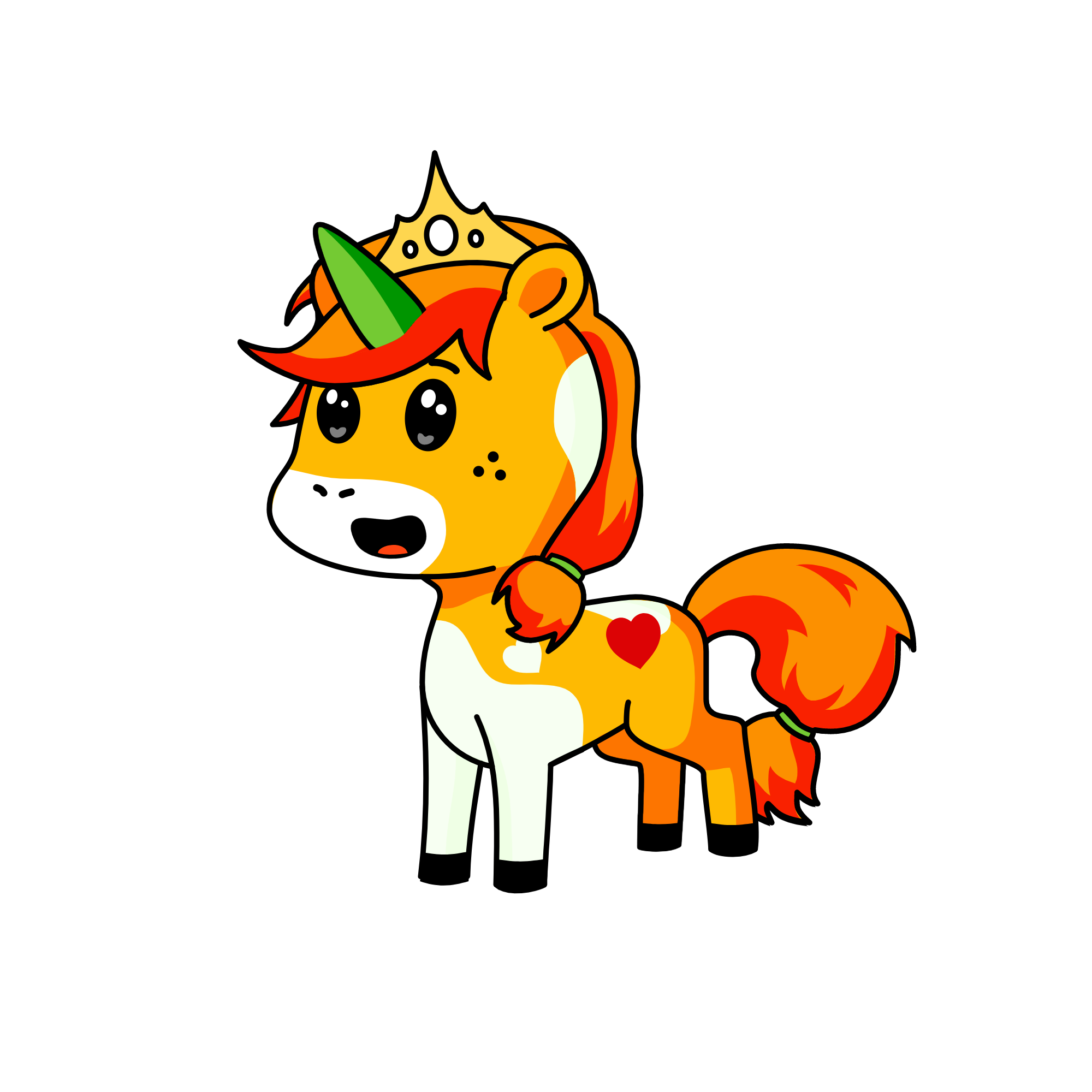 Mella, the unicorn