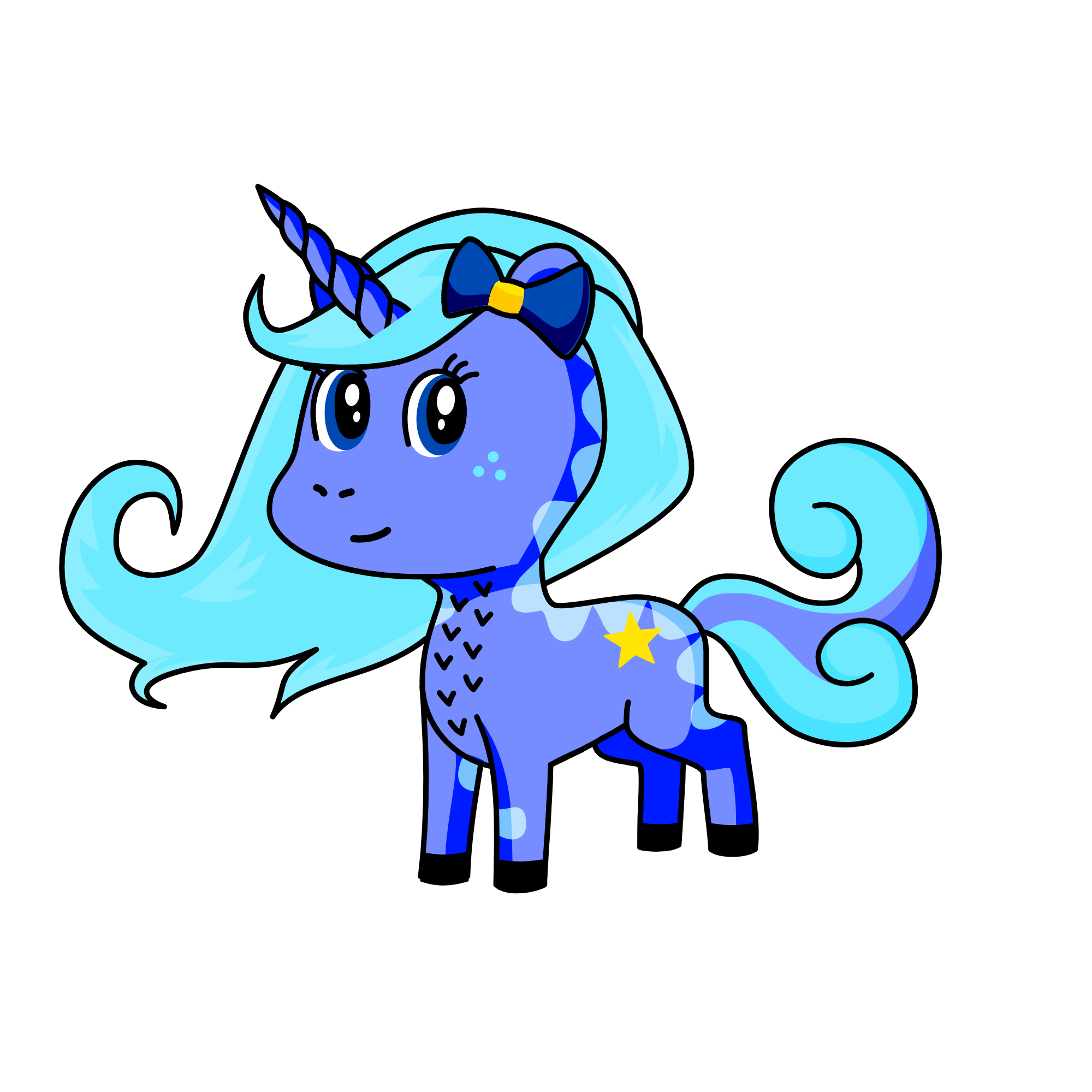 moon, the unicorn