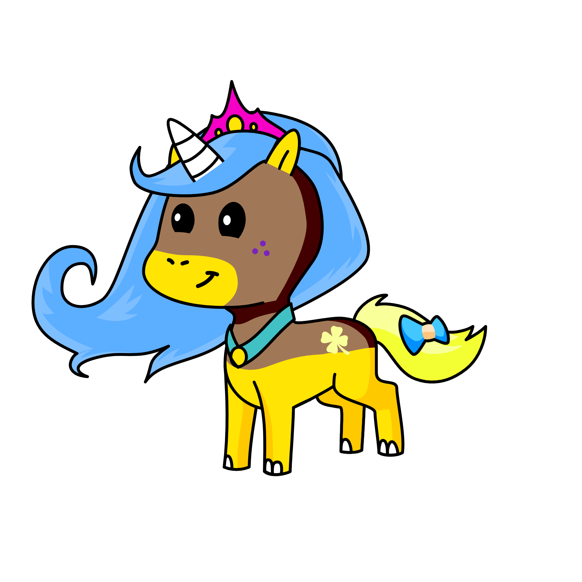 Princess of pee & poo land, the unicorn