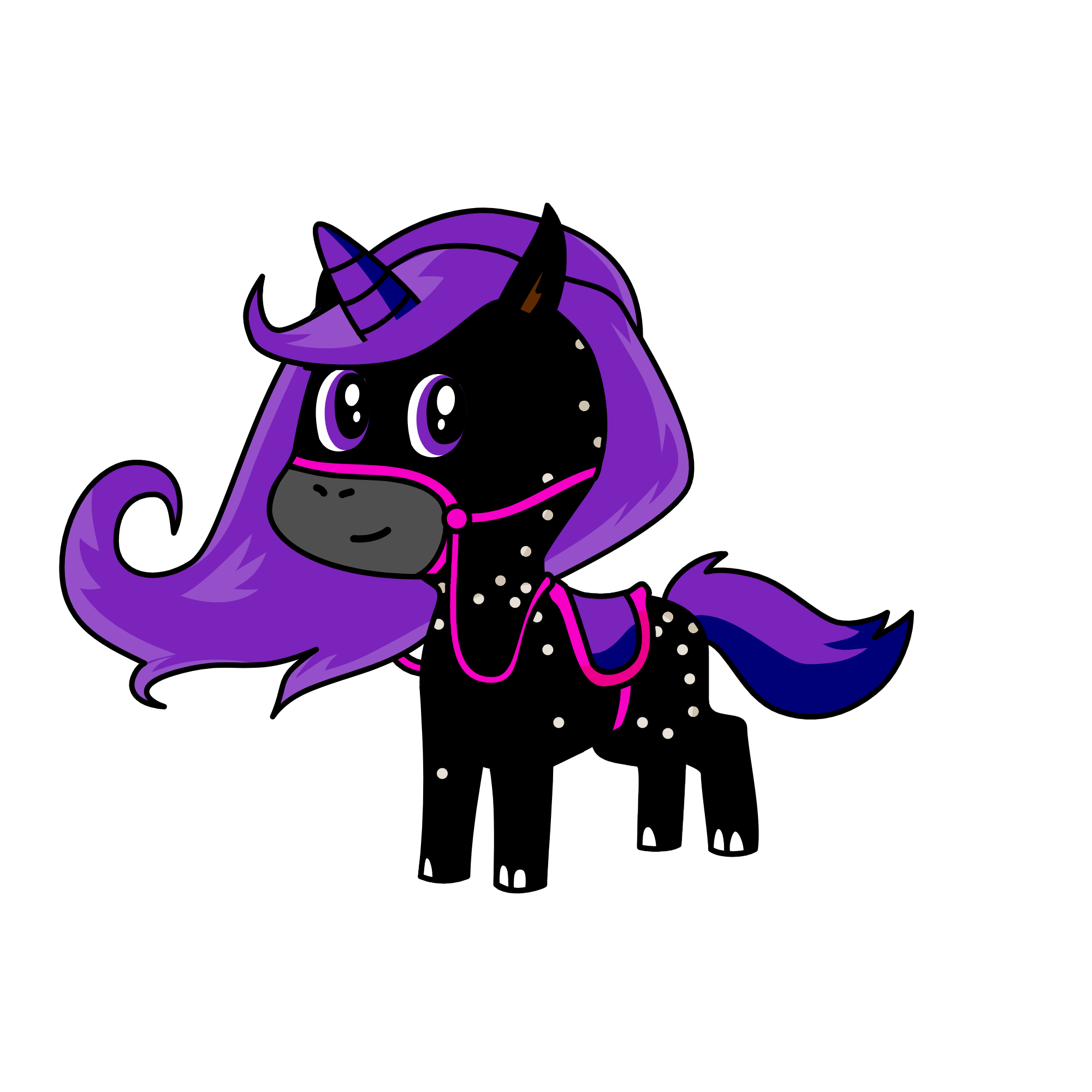 Moonlight, the unicorn