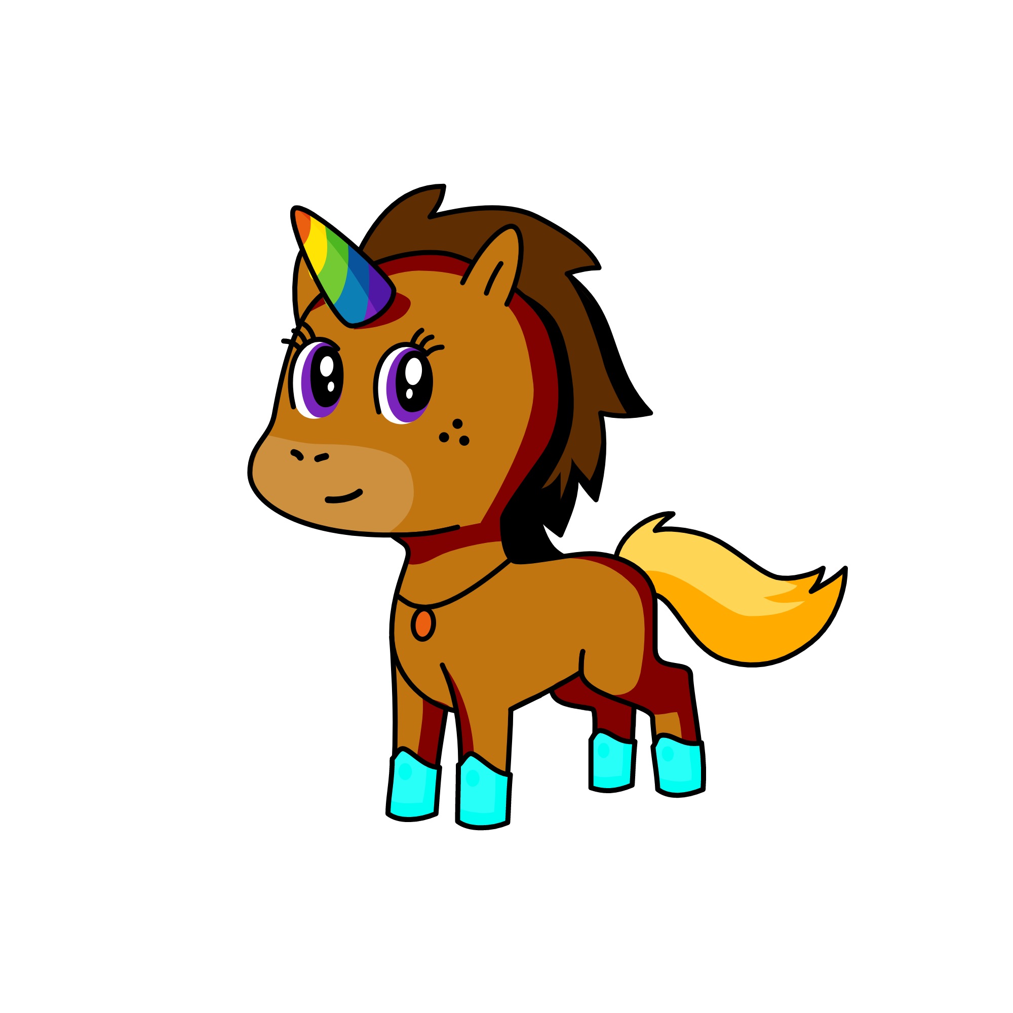 HARRY POTTER, the unicorn