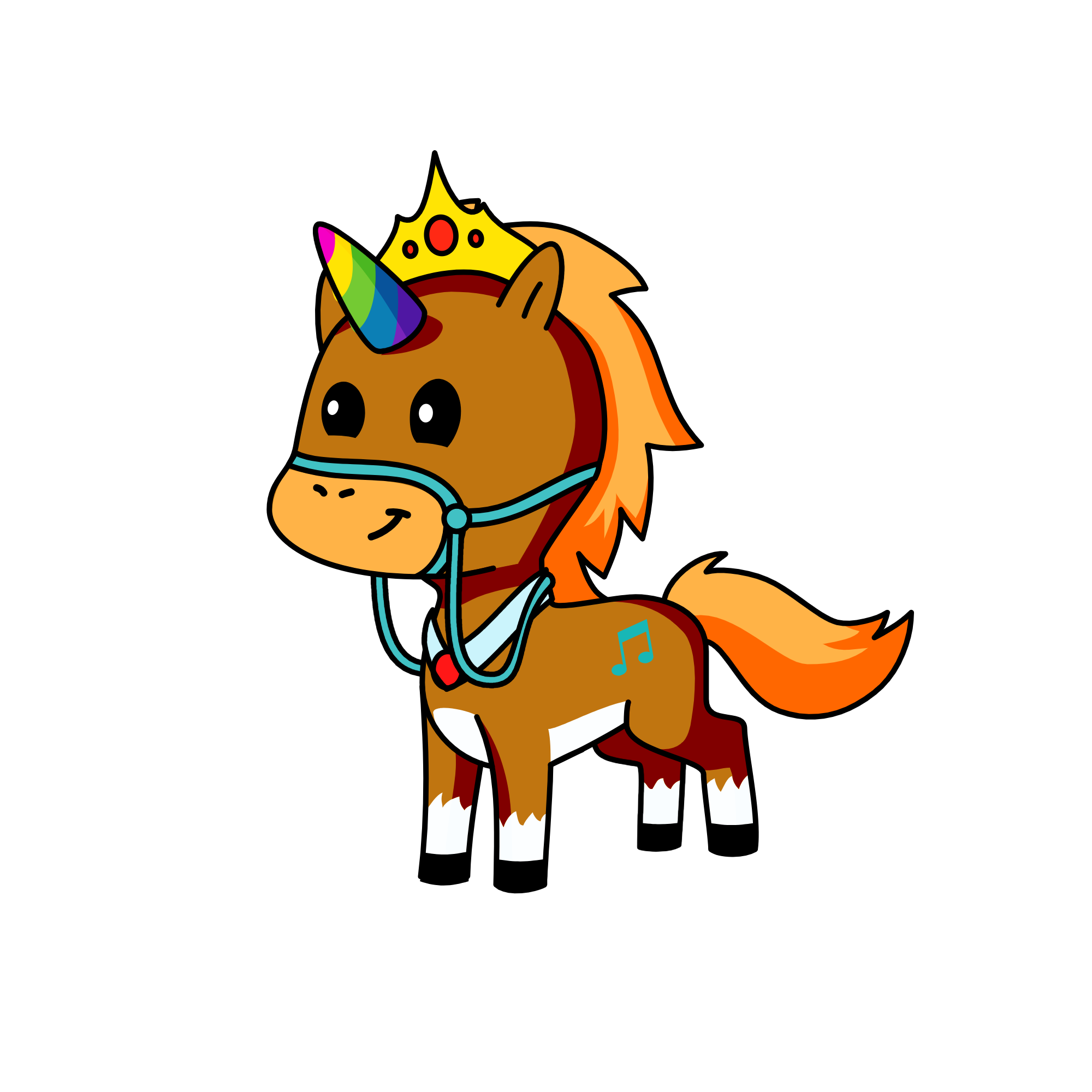 Horse, the unicorn