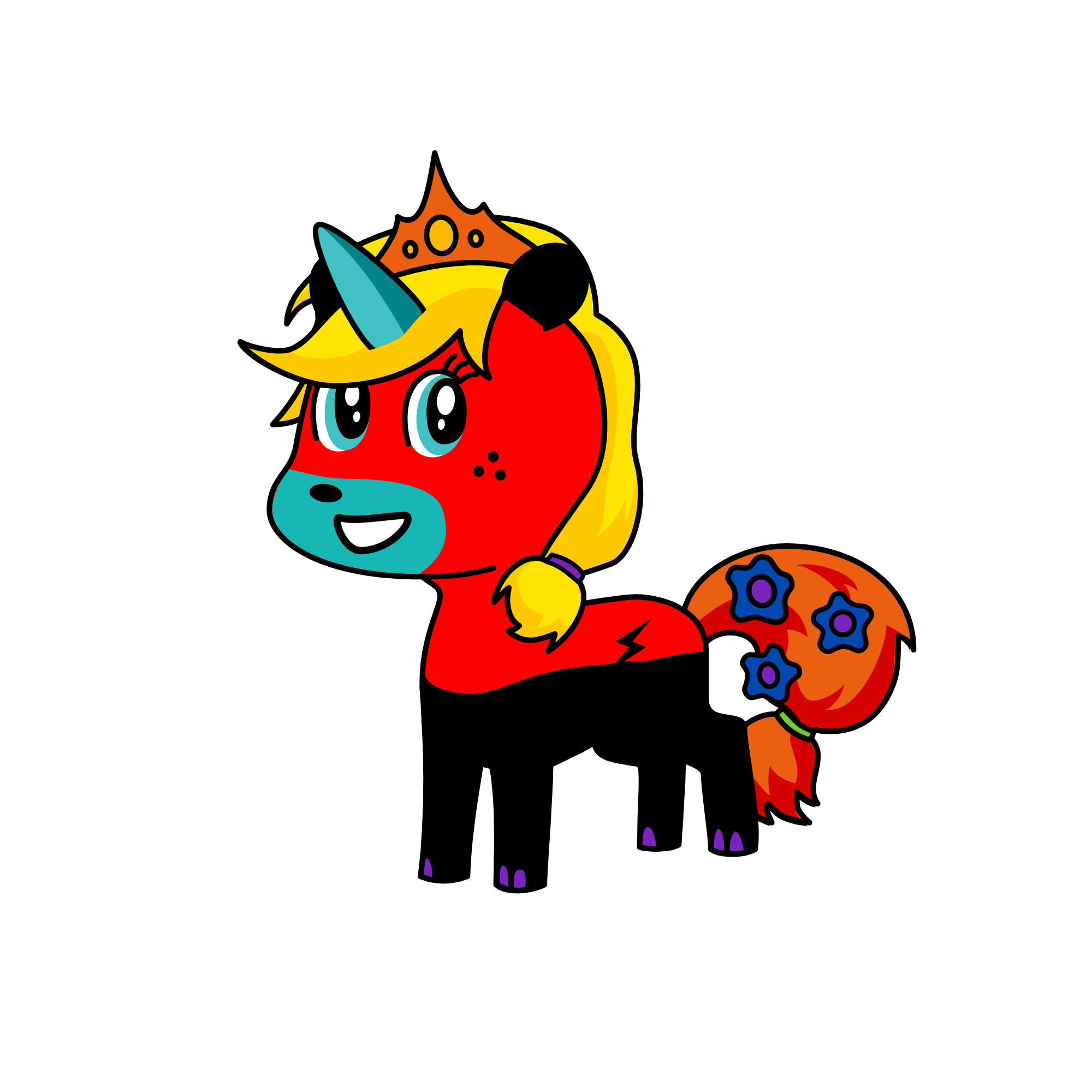 Mickey mouse, the unicorn