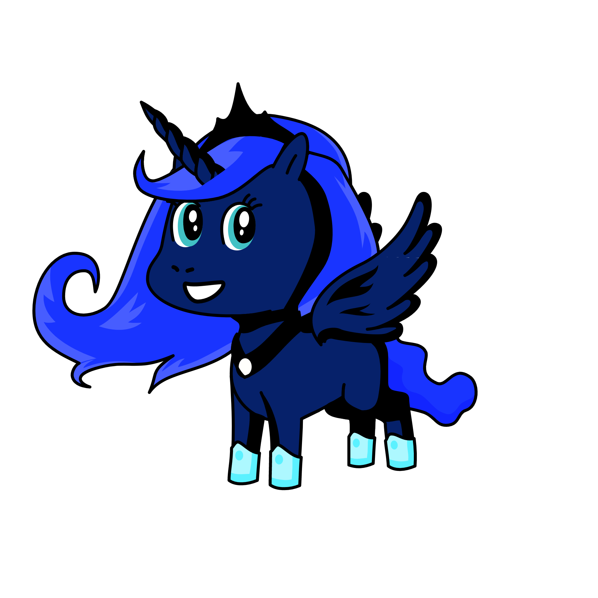 Princess Luna, the unicorn