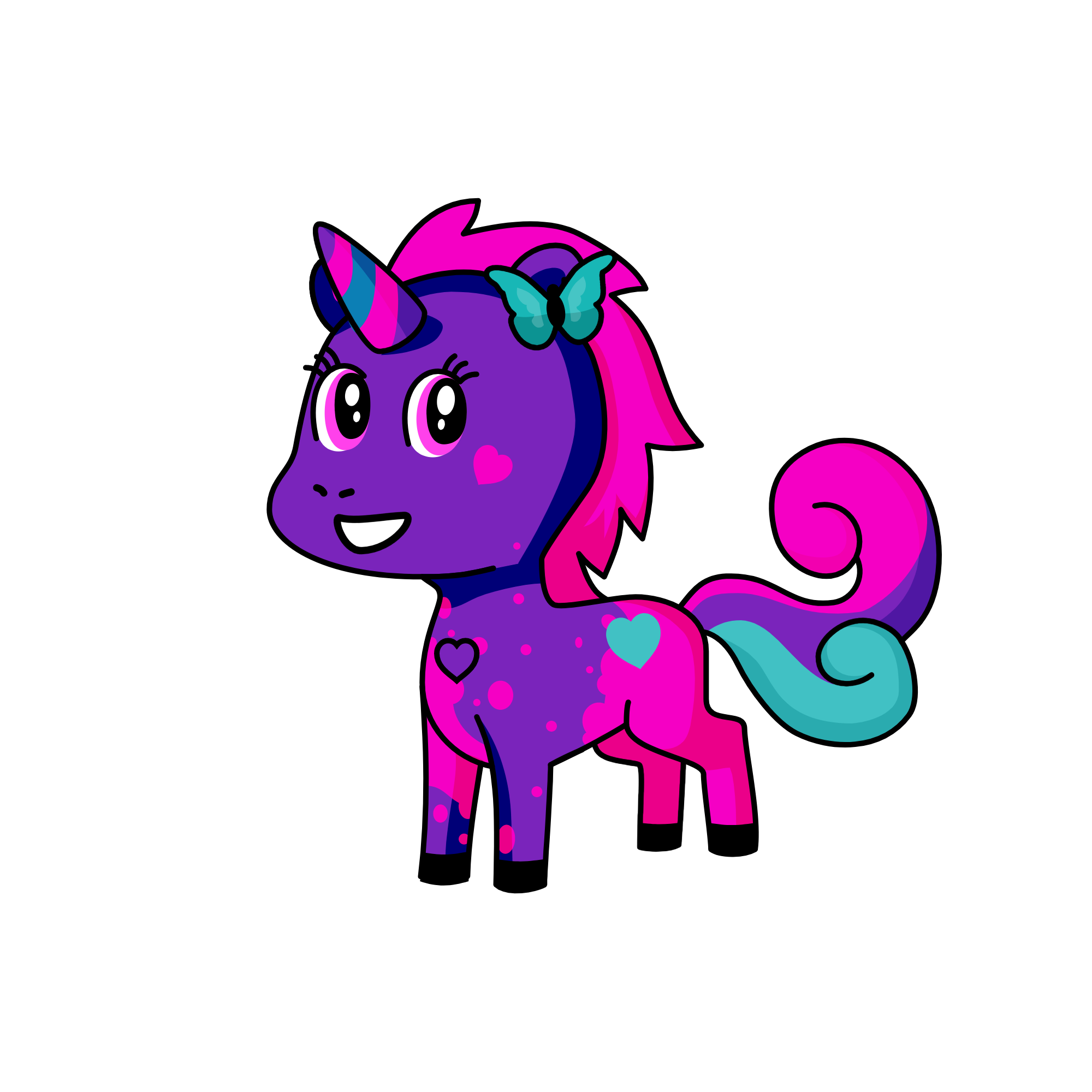 cotton candy, the unicorn