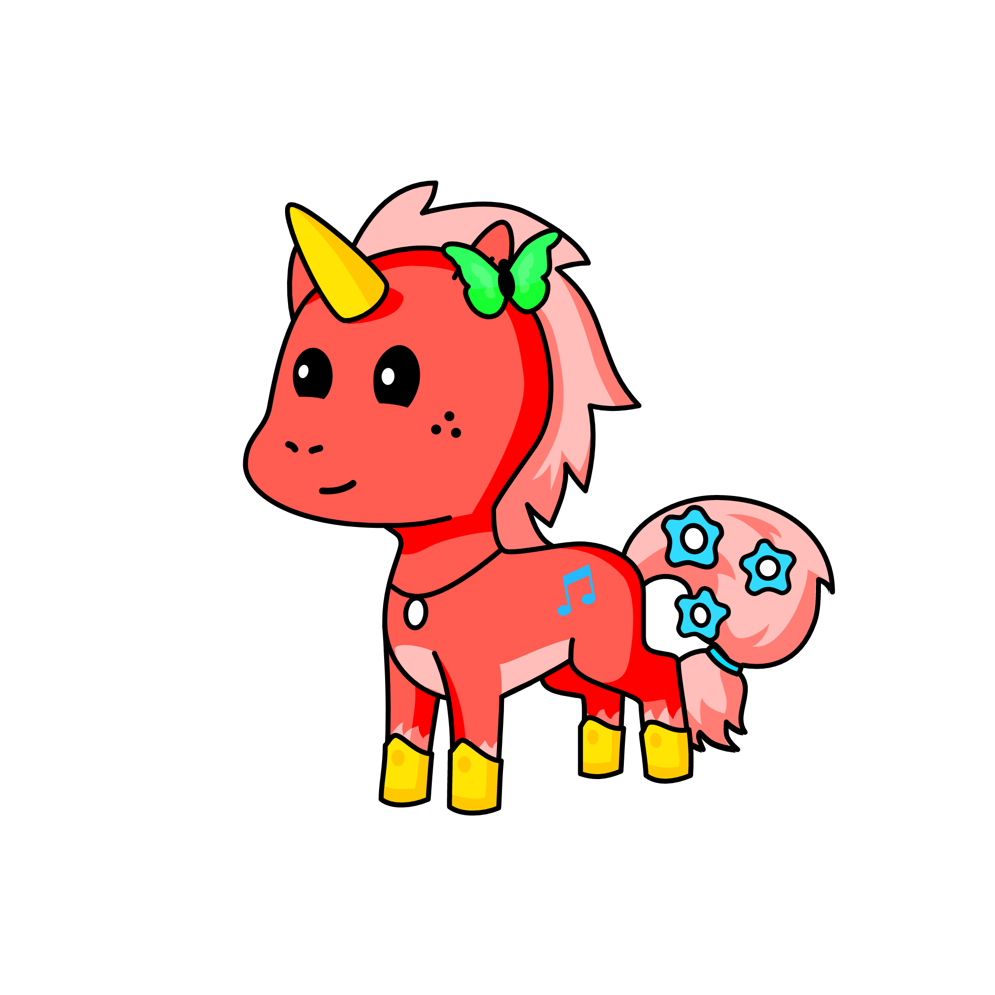 e, the unicorn