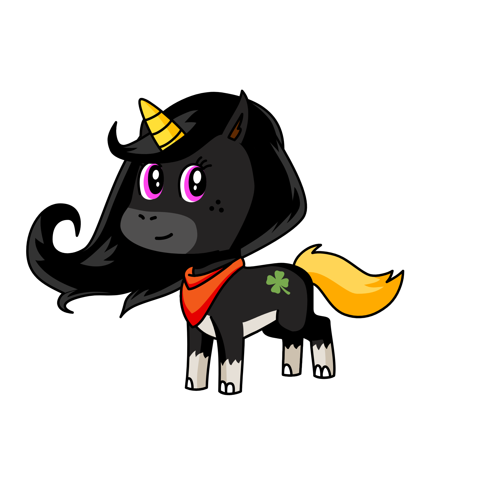 darkness, the unicorn
