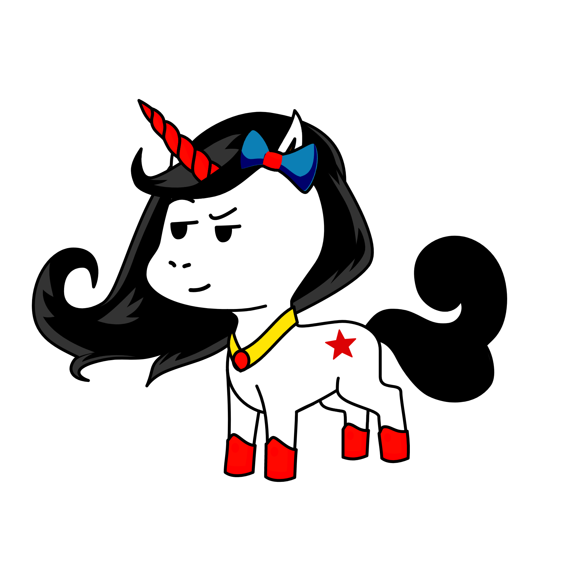 sailor mars, the unicorn