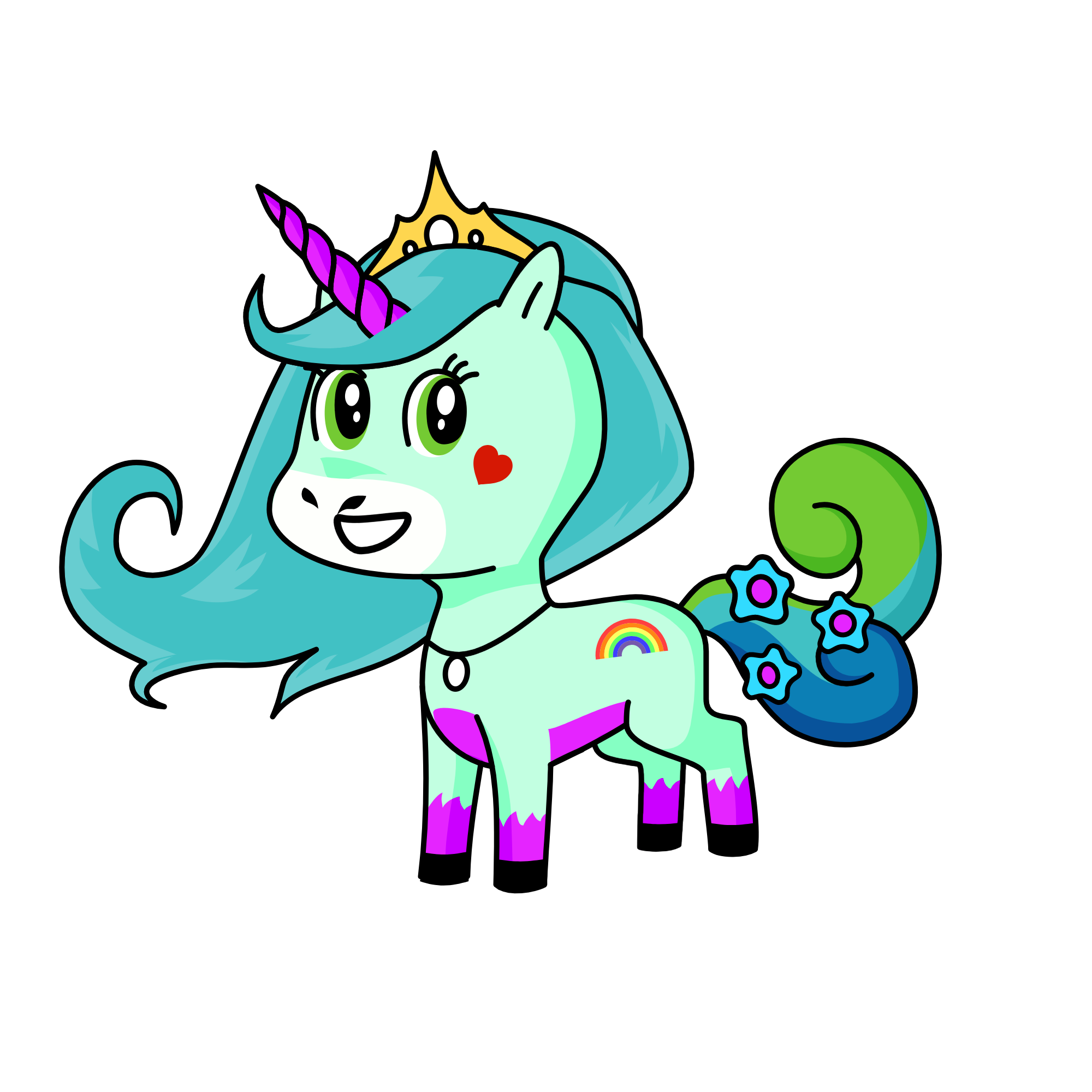 Queen Magic, the unicorn