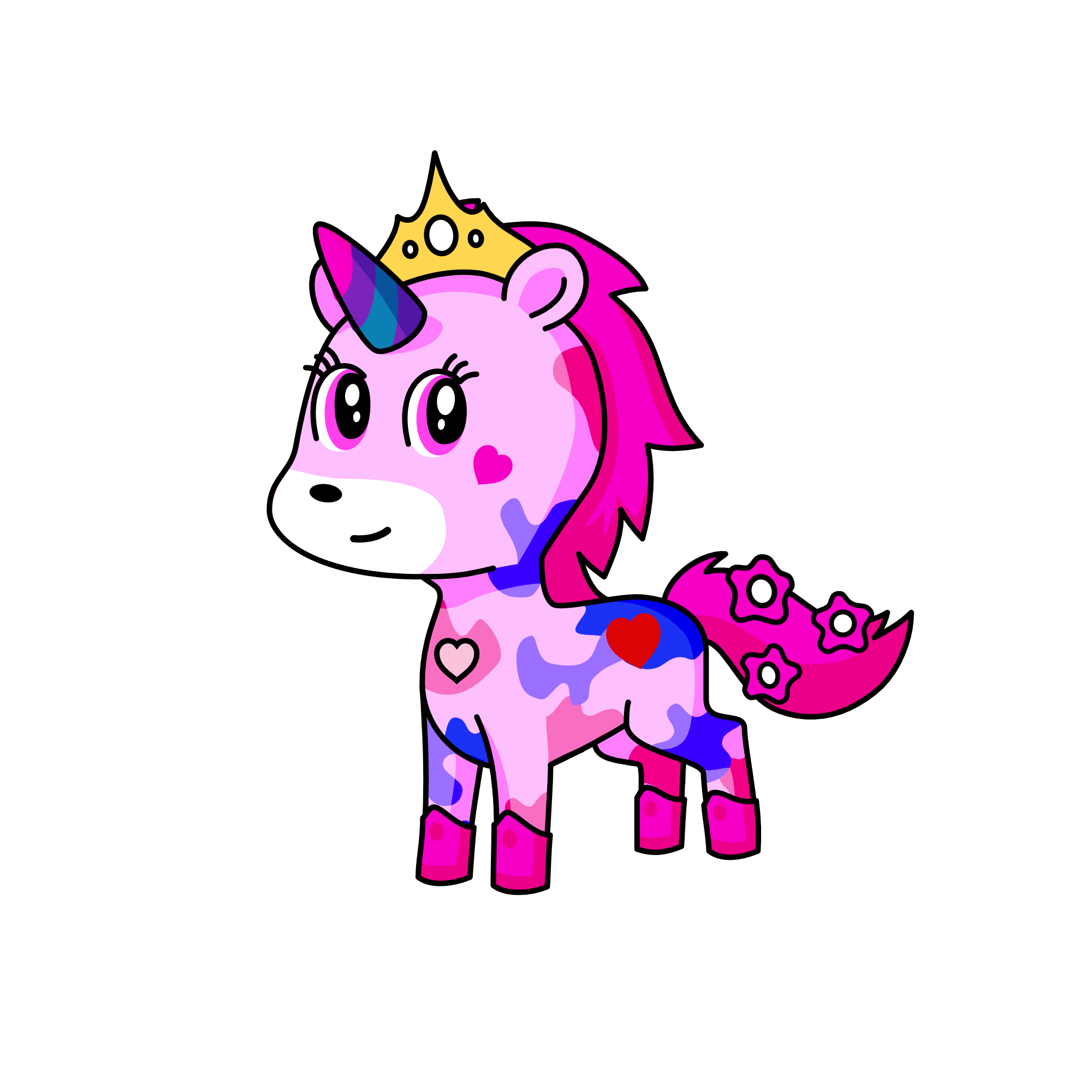 Princess lily, the unicorn