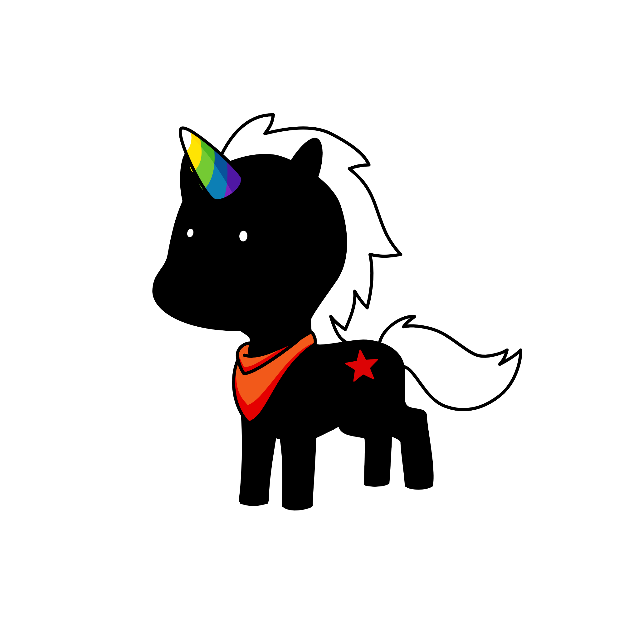 darkey pony, the unicorn