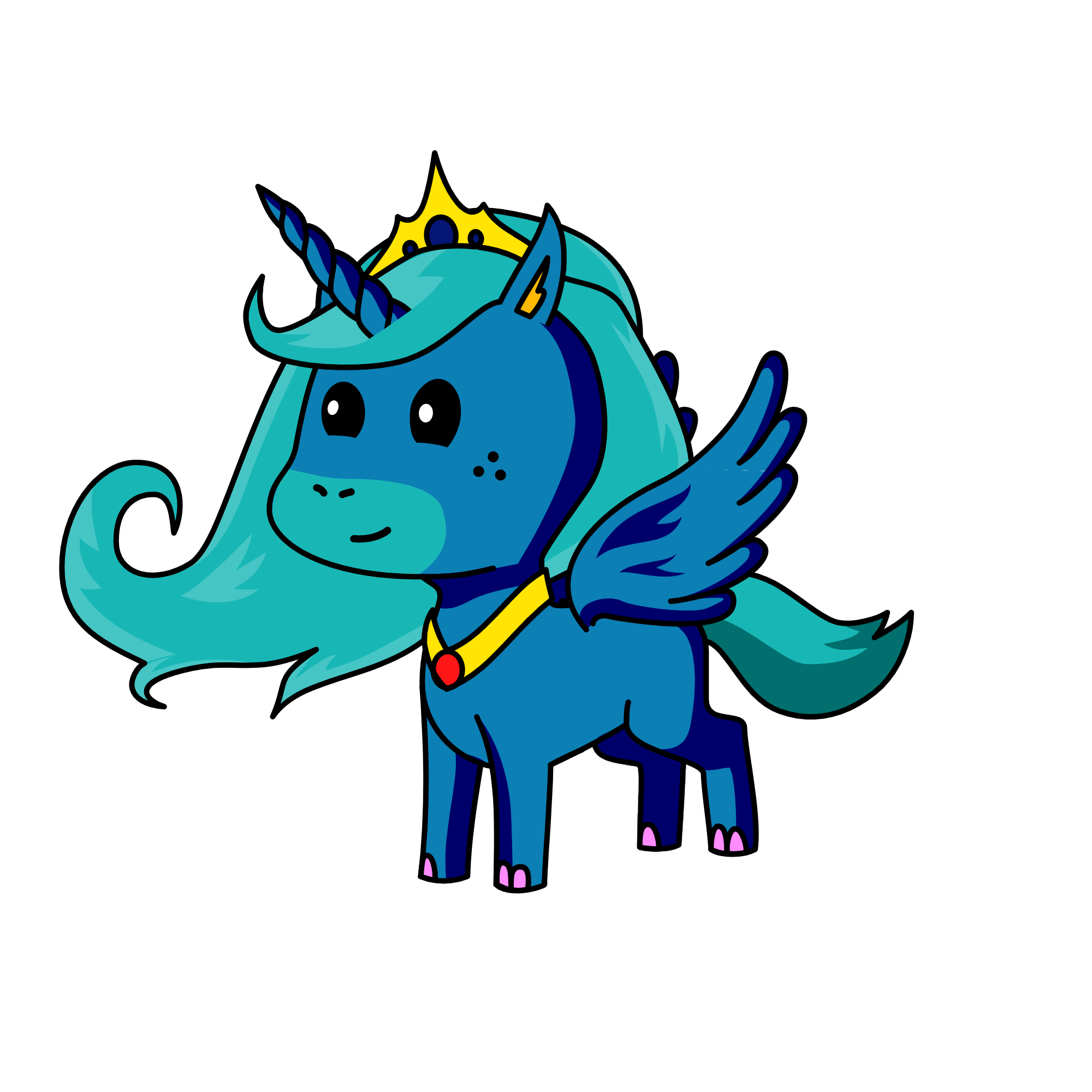 Moon, the unicorn