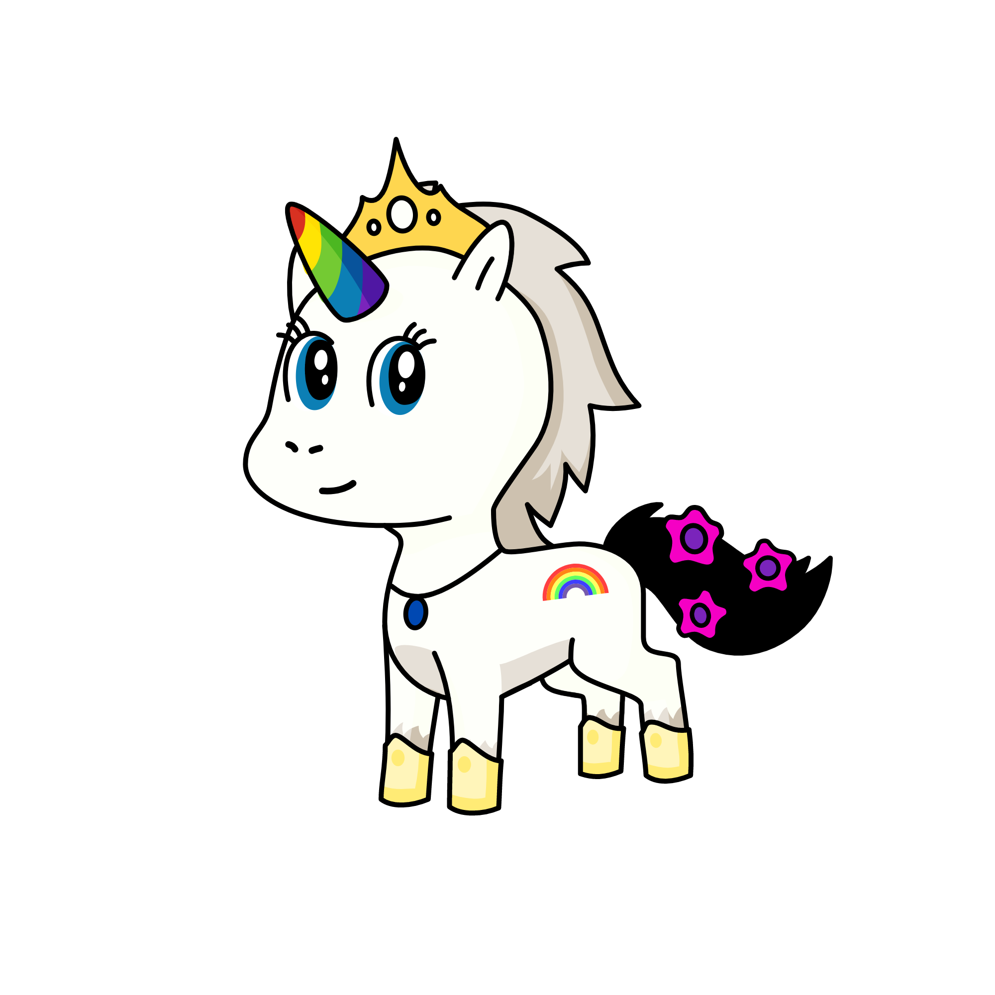 rose, the unicorn