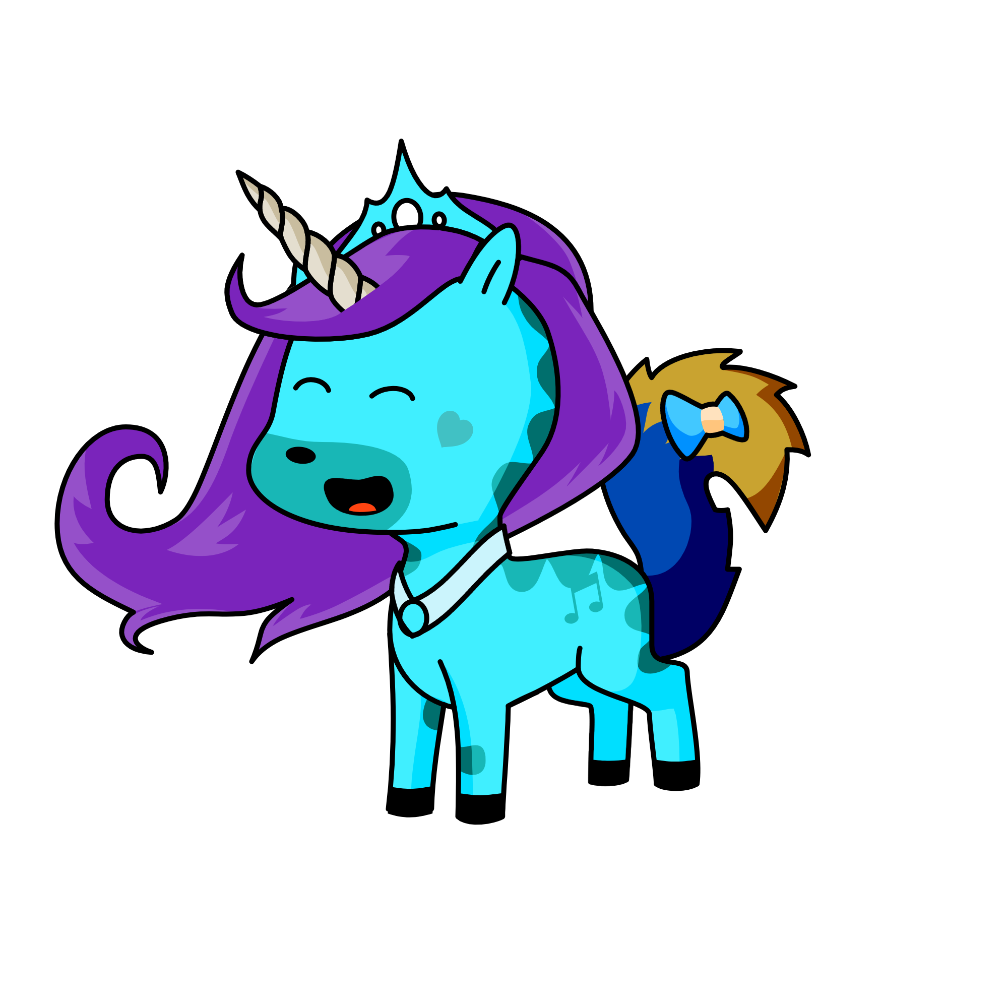 Ice Queen, the unicorn