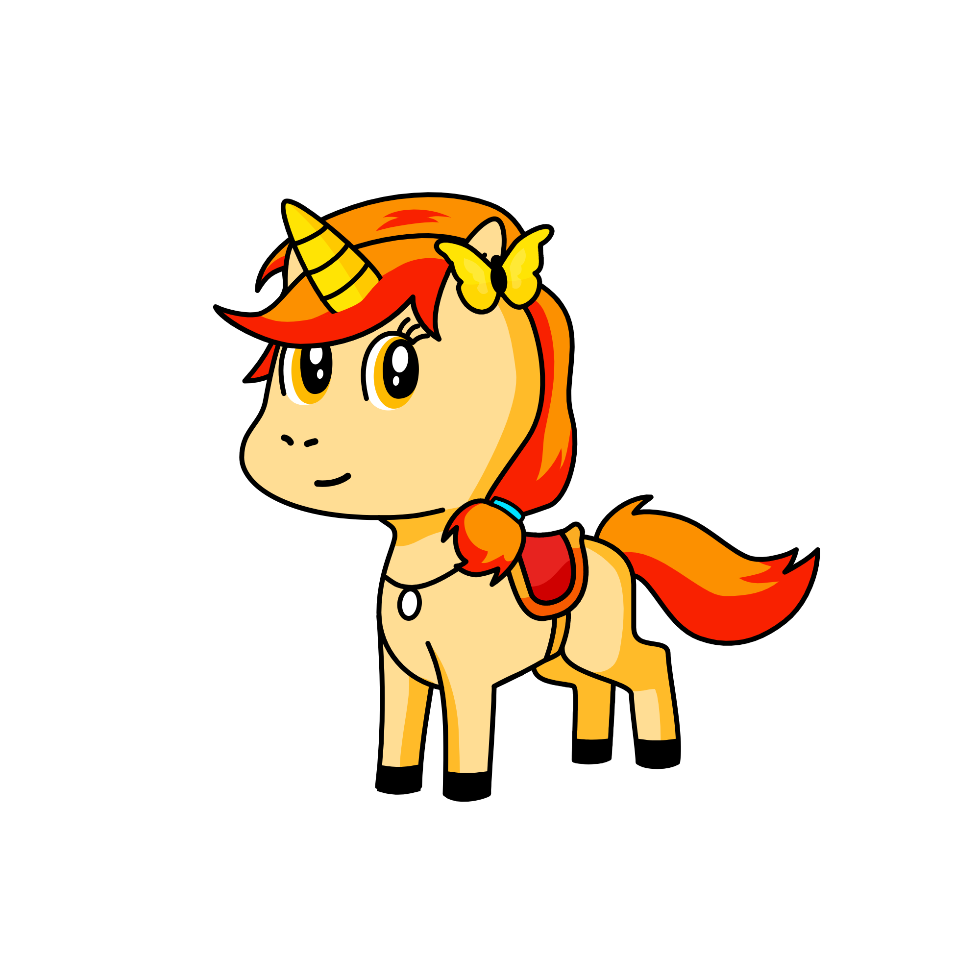 Poly, the unicorn