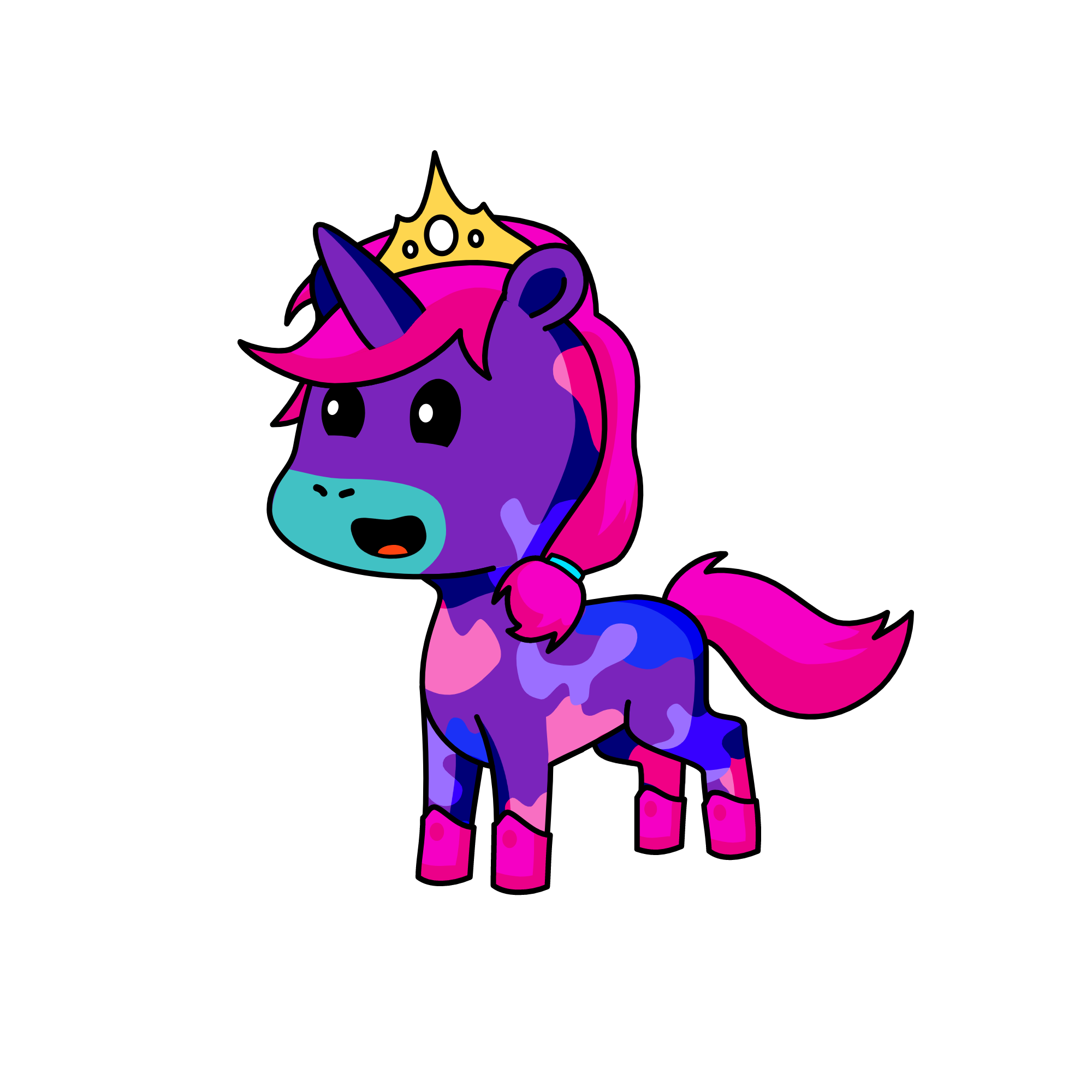 Pastel, the unicorn