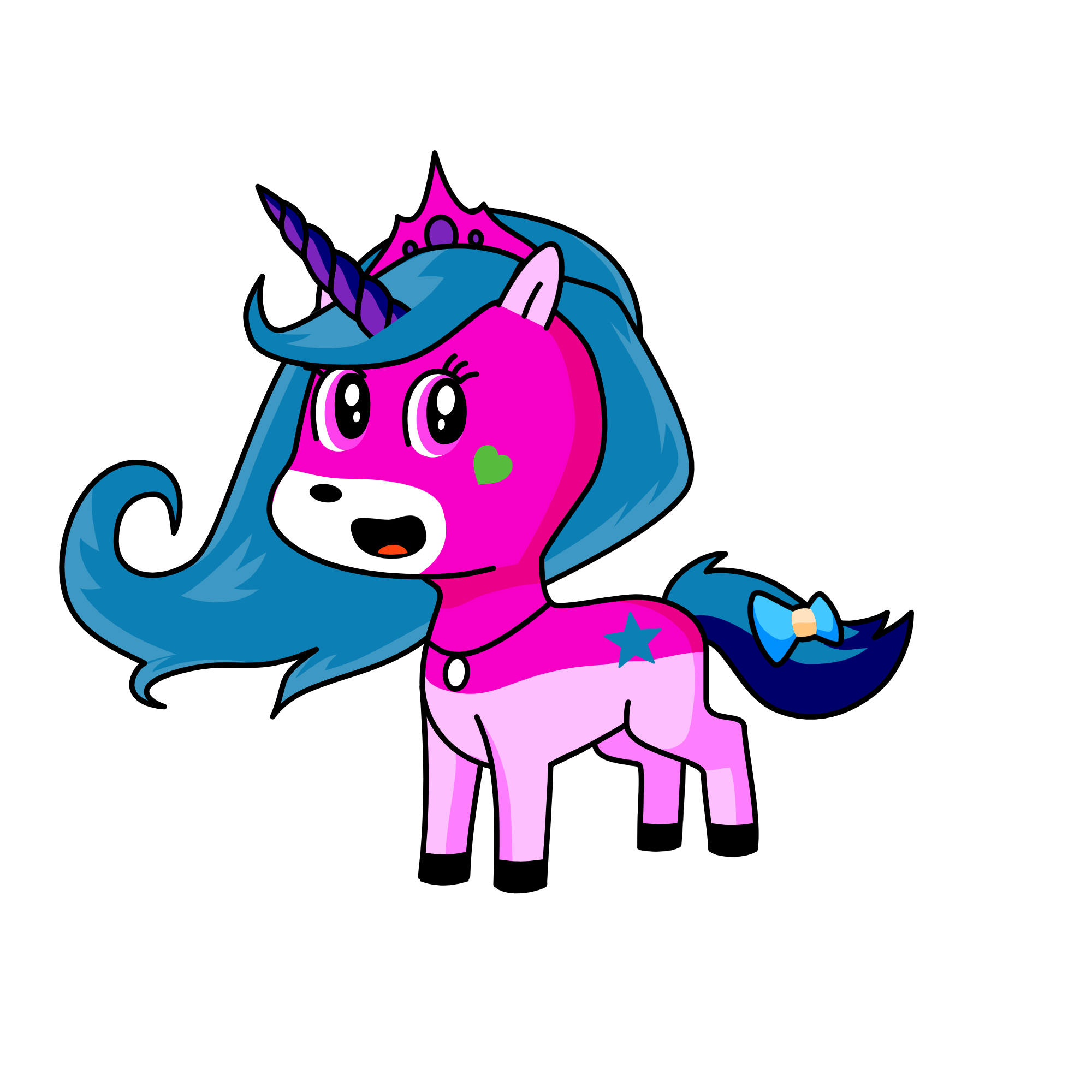 Forest Queen, the unicorn