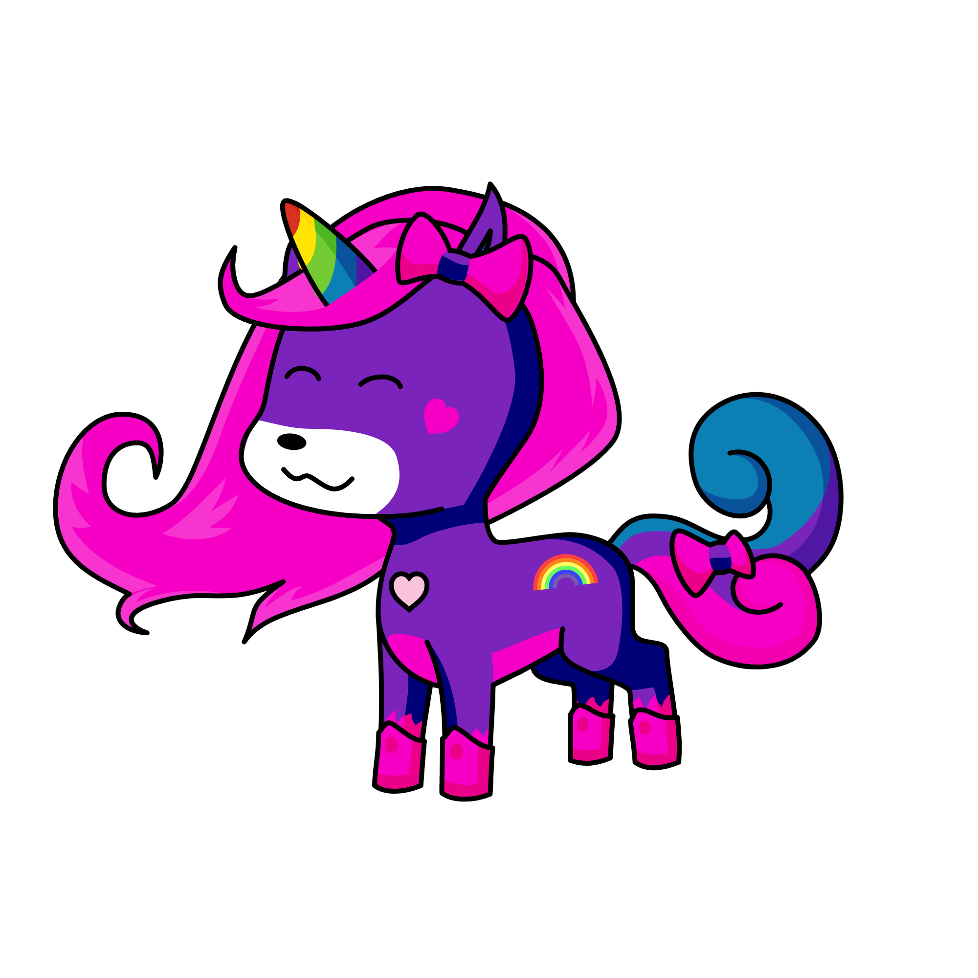 Crystal, the unicorn