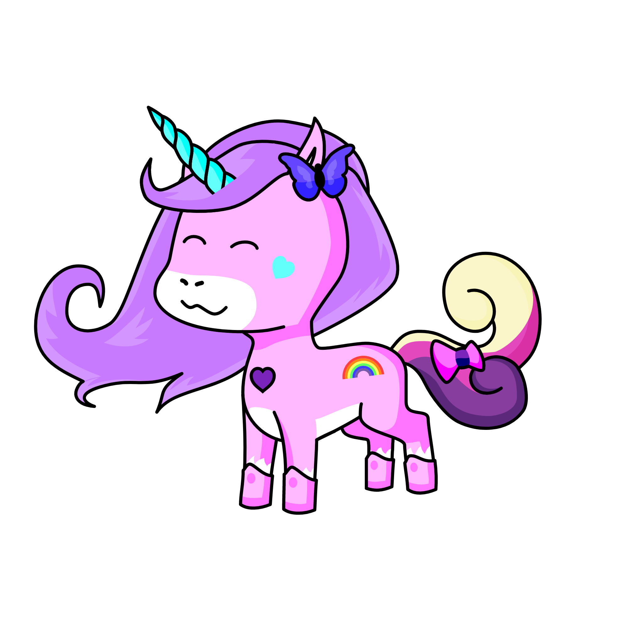 Butterfly Lover Unicorn, the unicorn