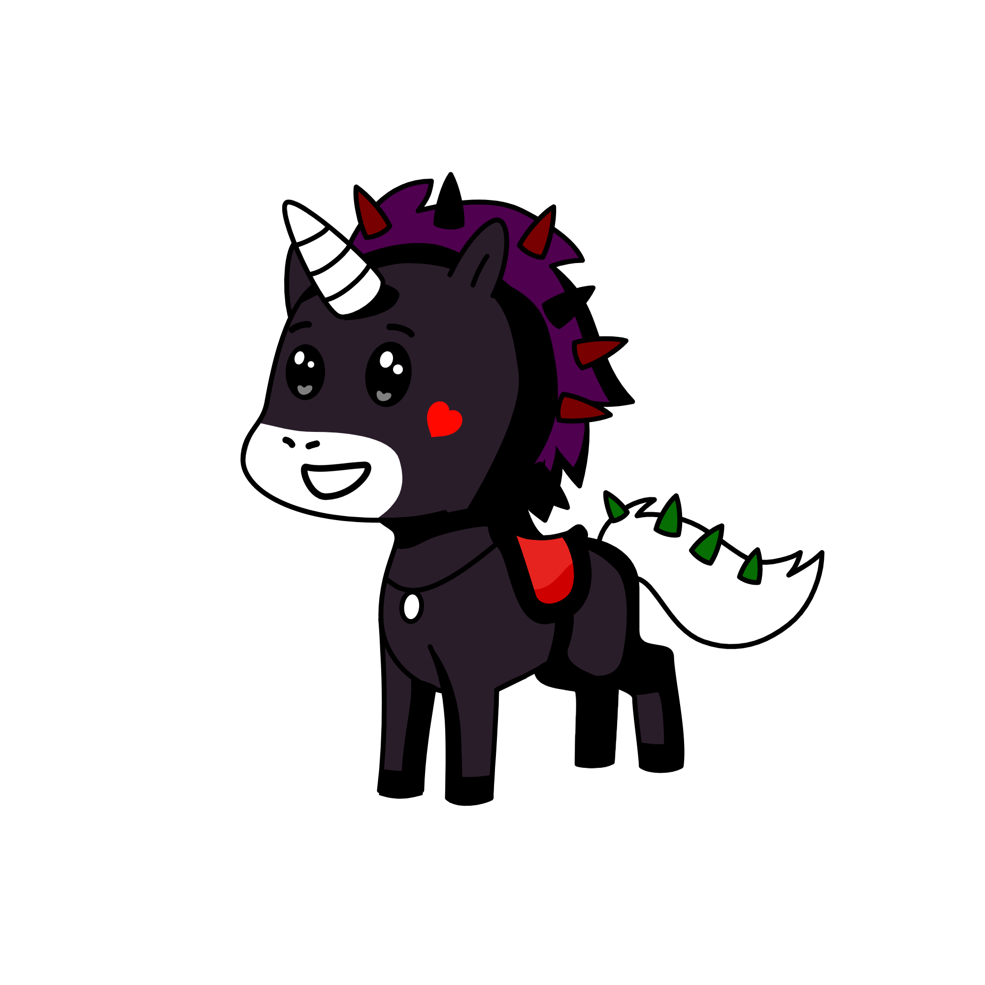 Dark, the unicorn