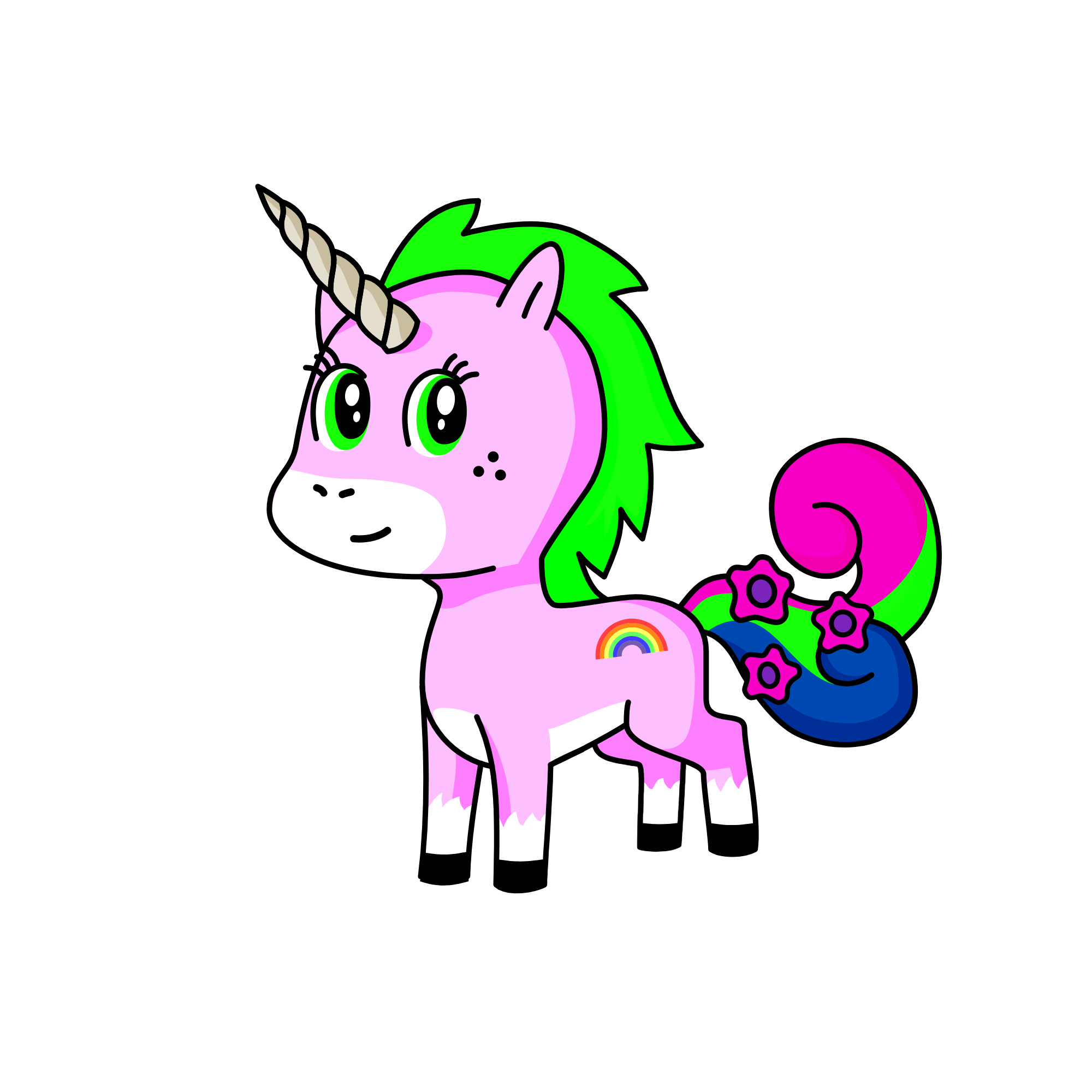 MINNIE, the unicorn