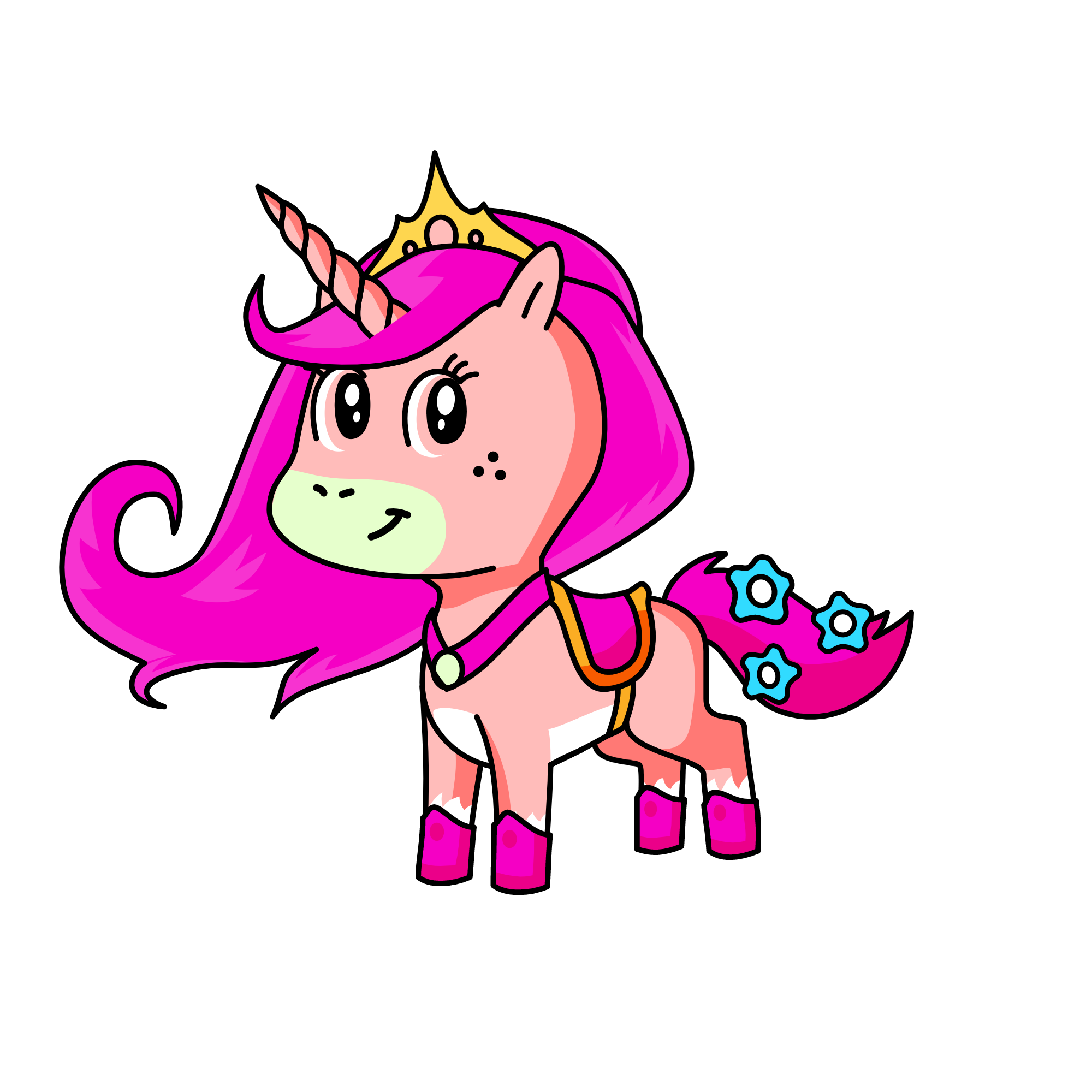 pinky, the unicorn