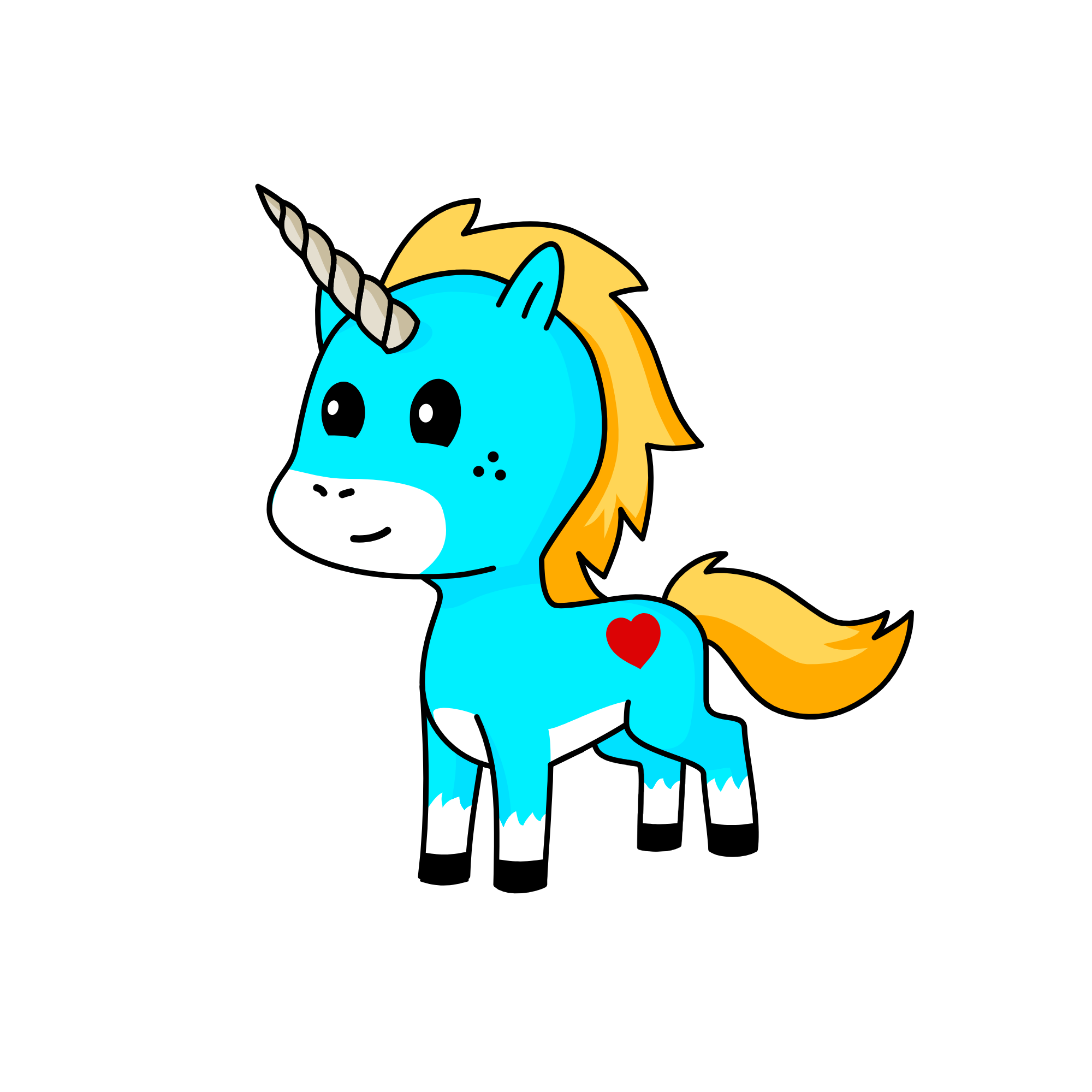 hola, the unicorn