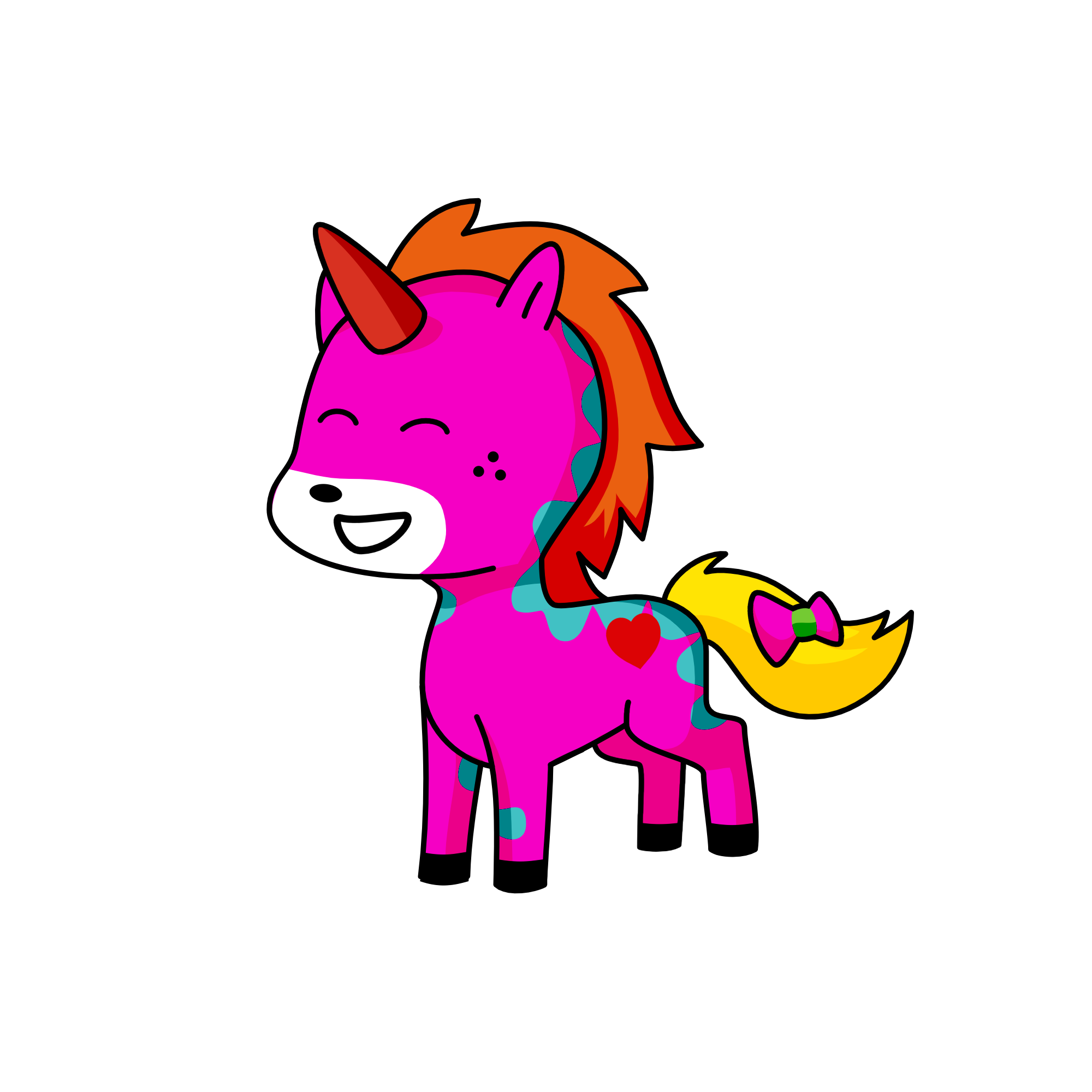 Qwerty, the unicorn