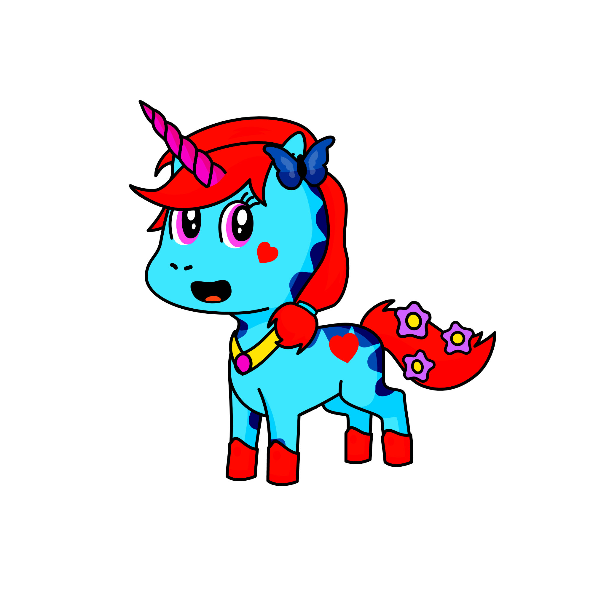 Cuchipu, the unicorn