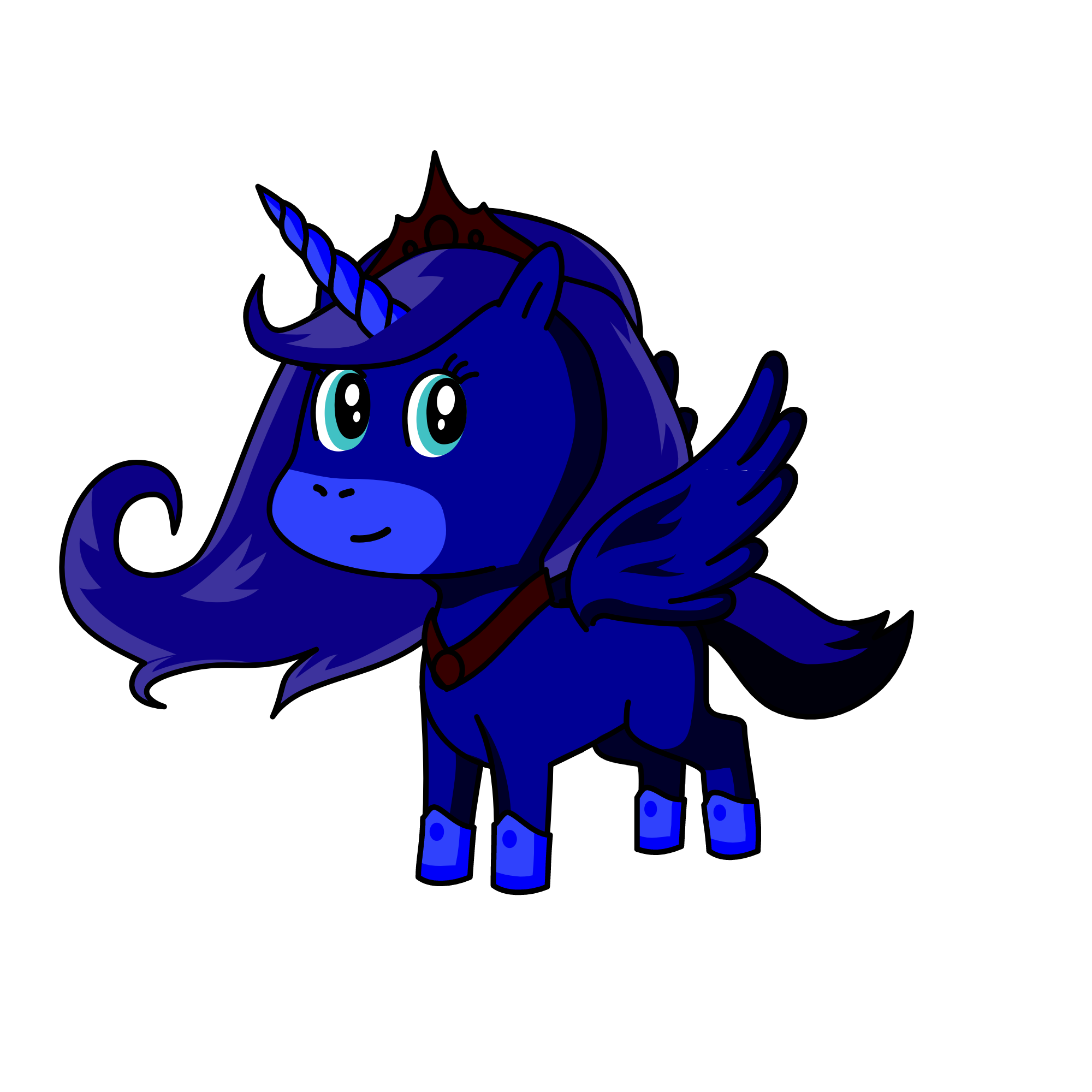 Luna, the unicorn