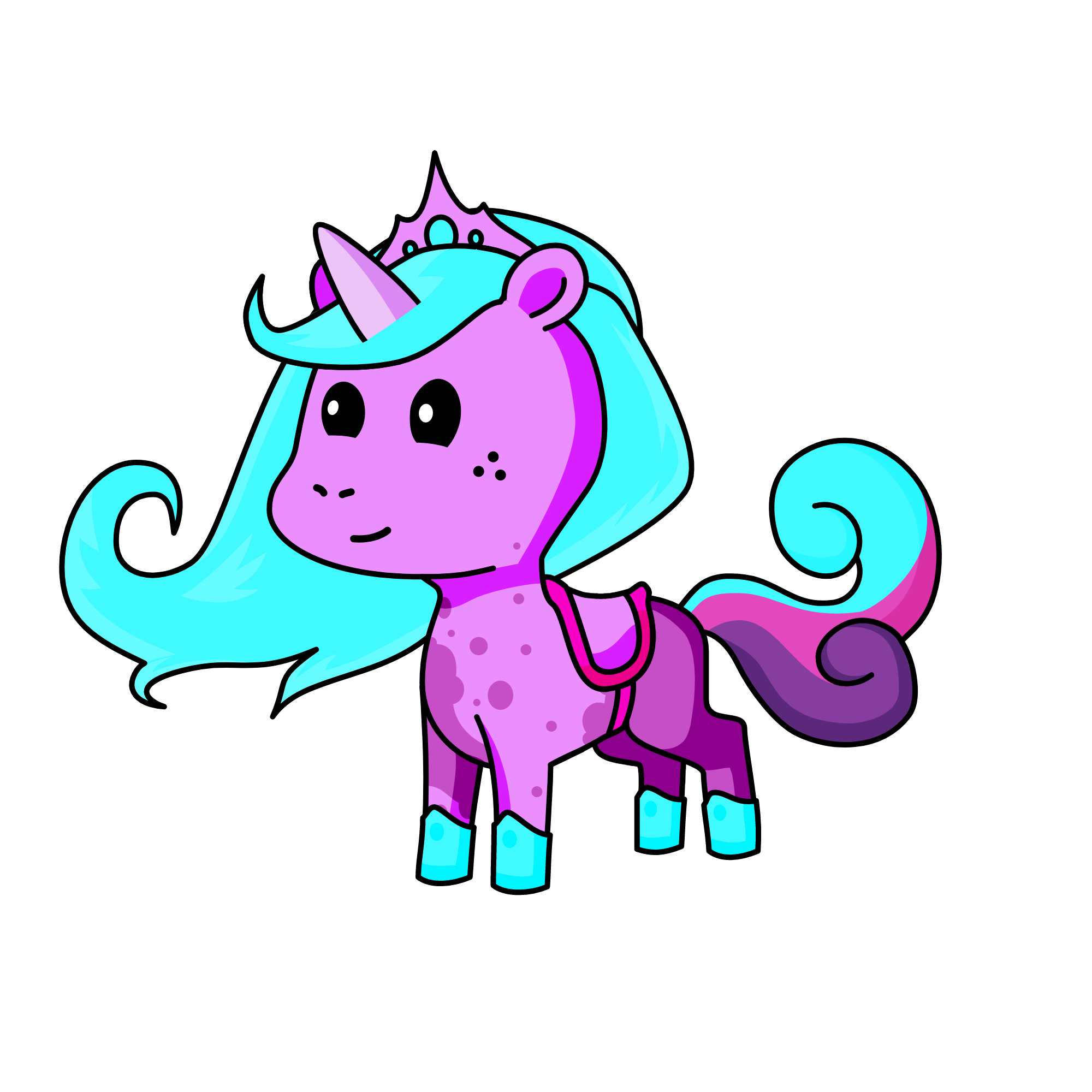 HAHA I AM A PRINCESS CORN, the unicorn