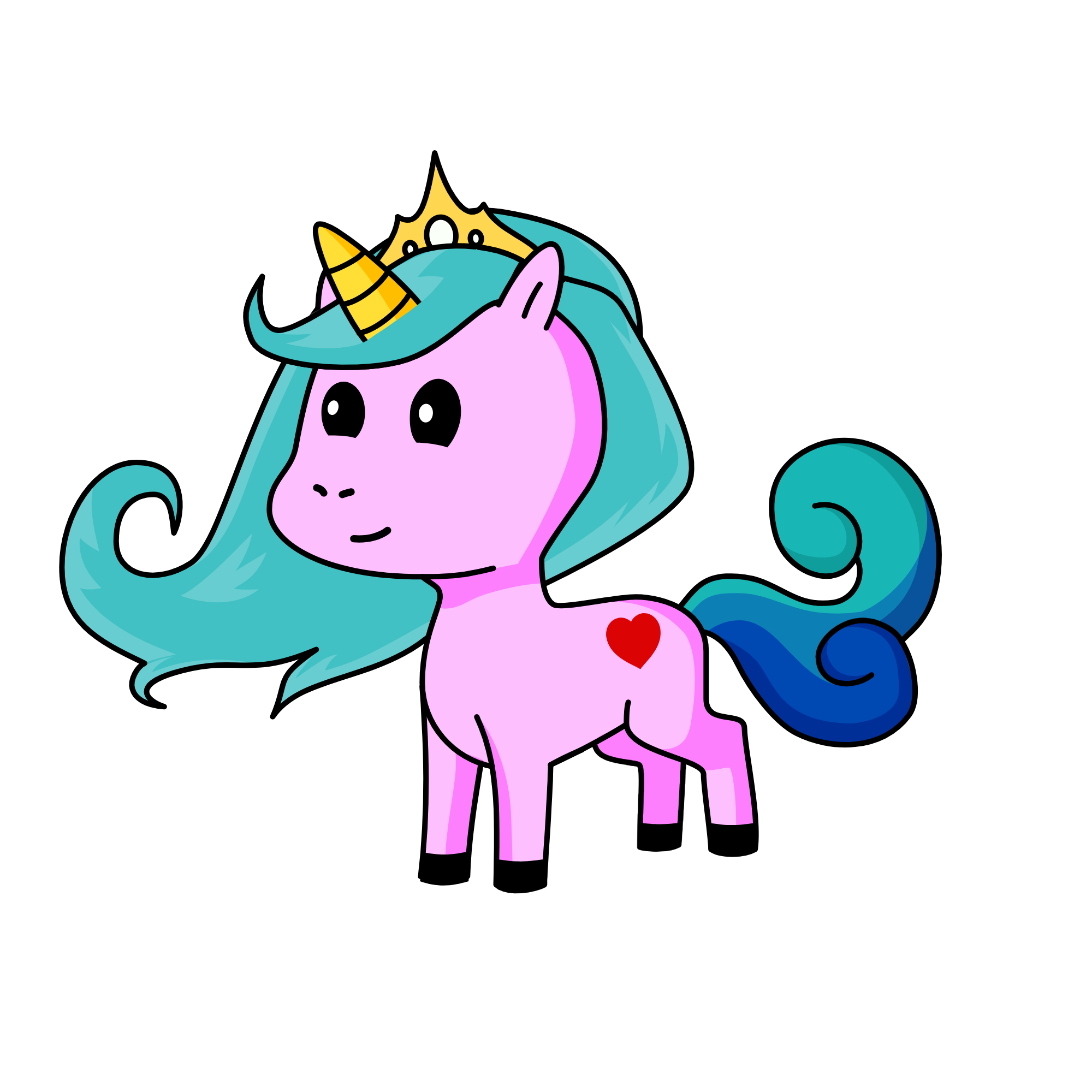 queen snowy, the unicorn