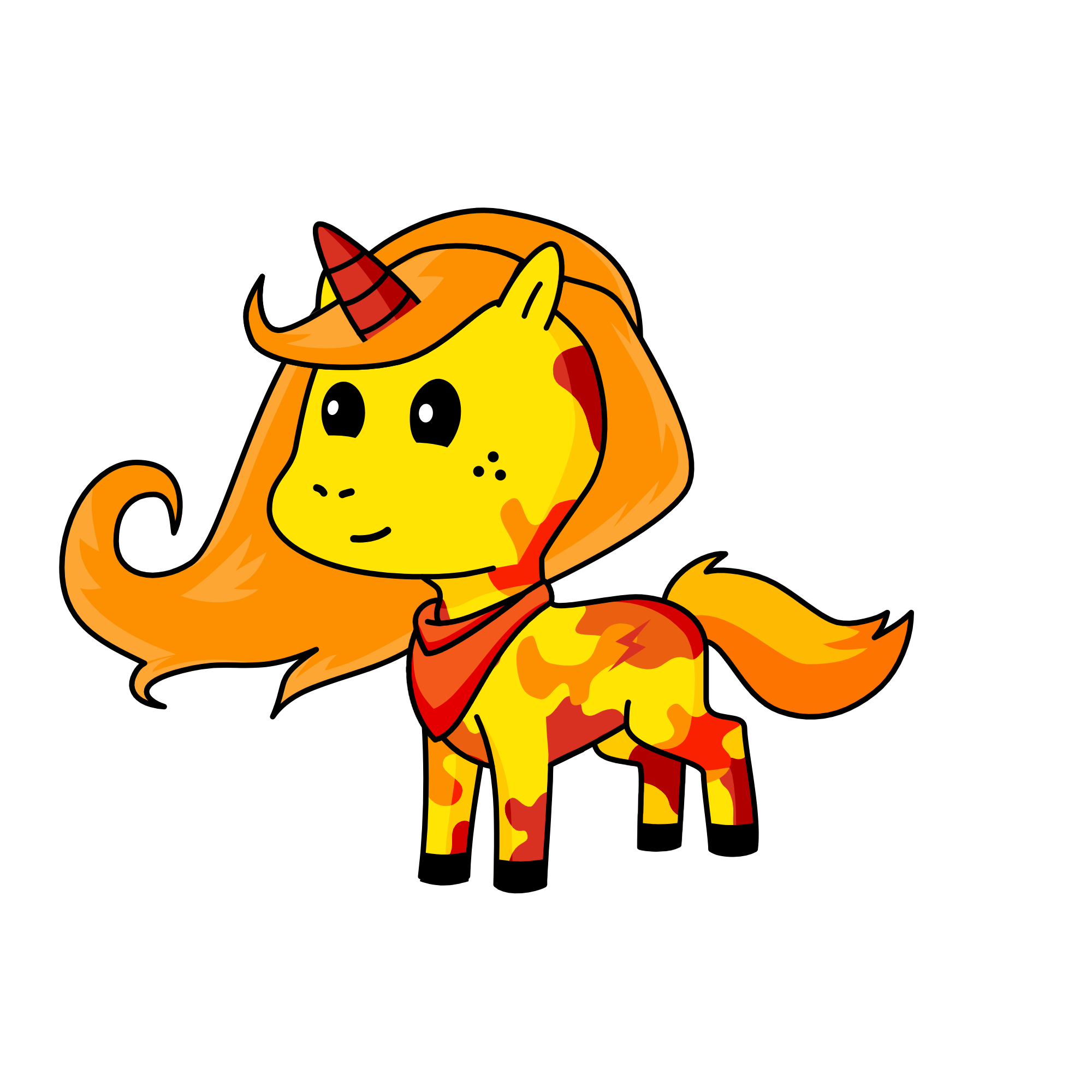 Ember, the unicorn
