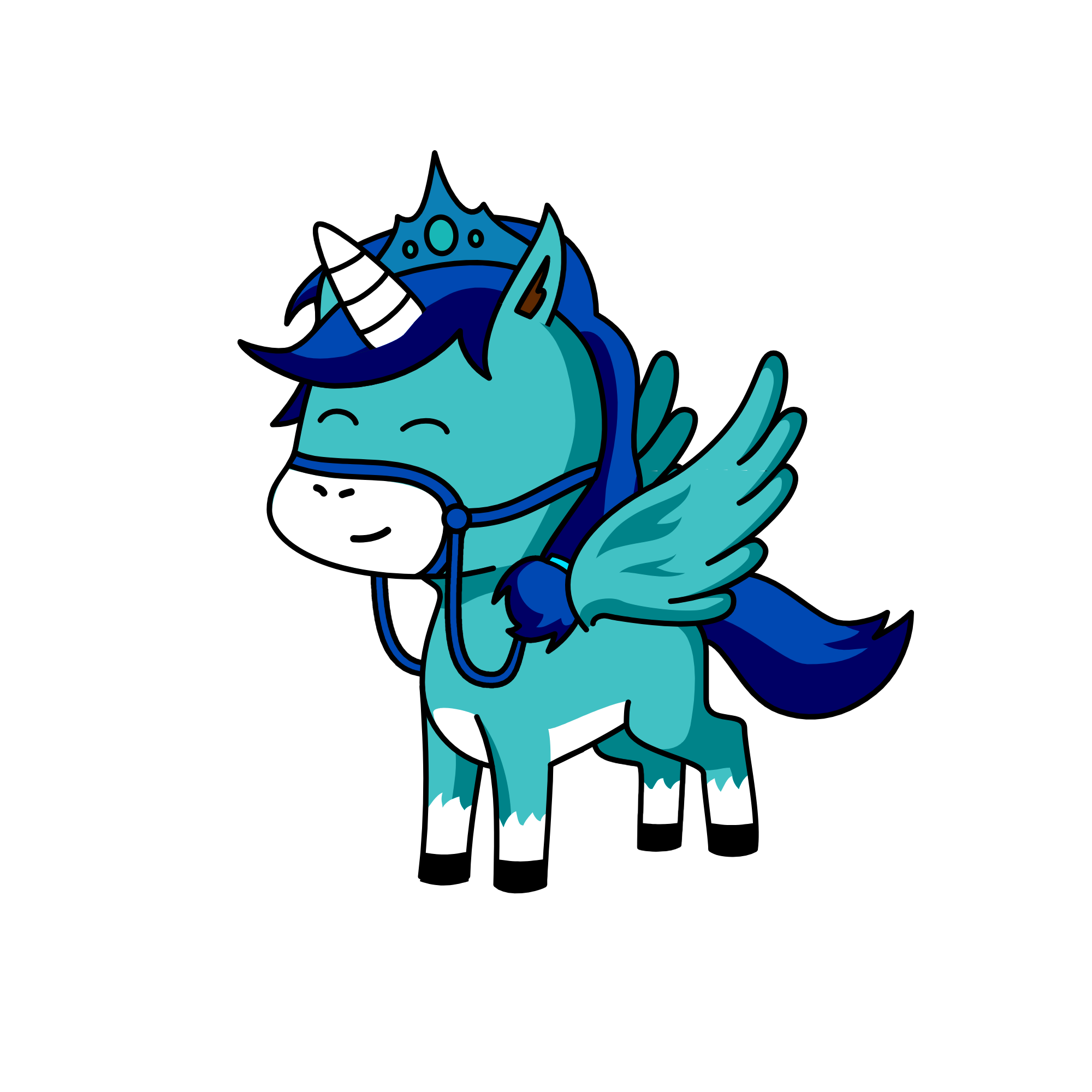Queen Snow, the unicorn