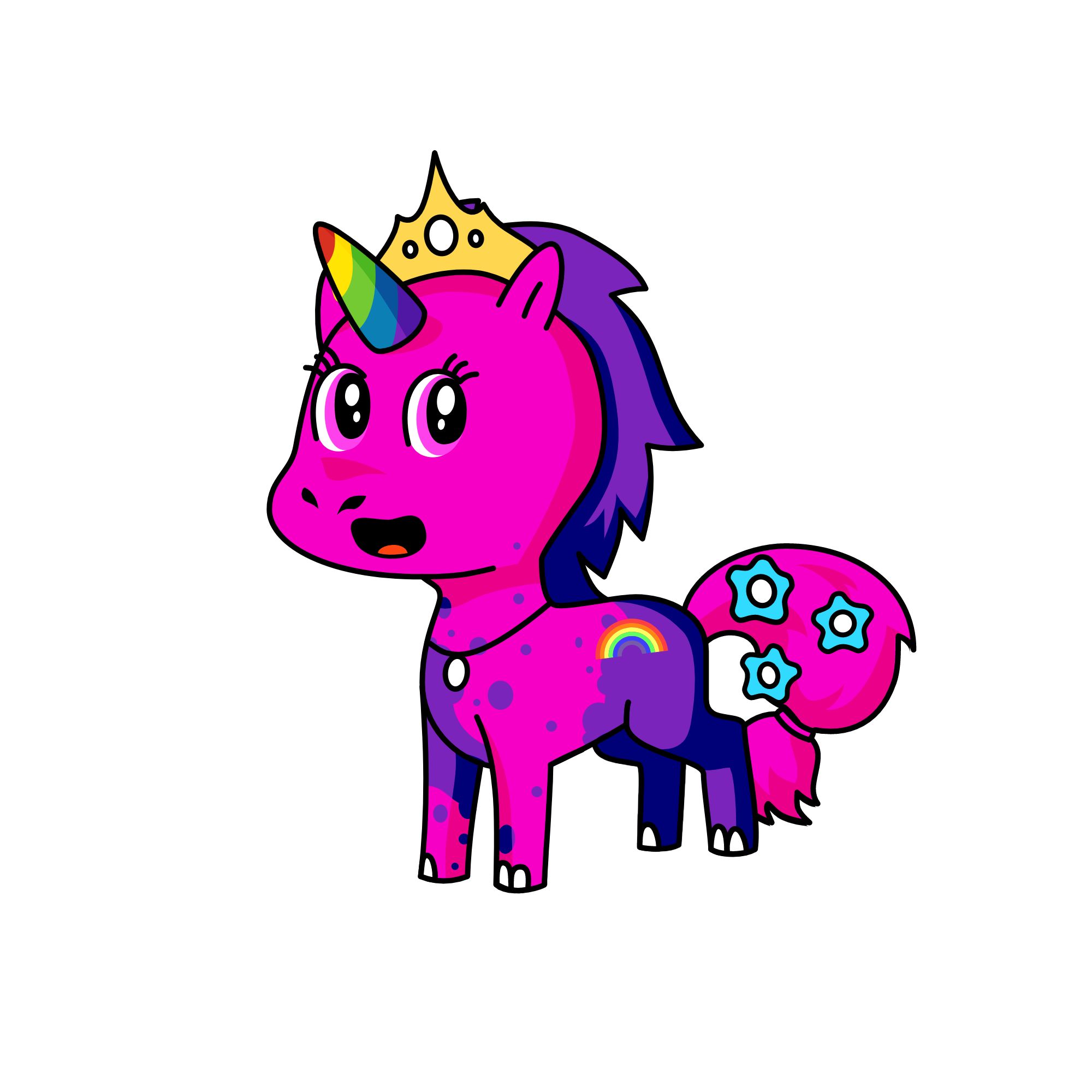 kitty, the unicorn