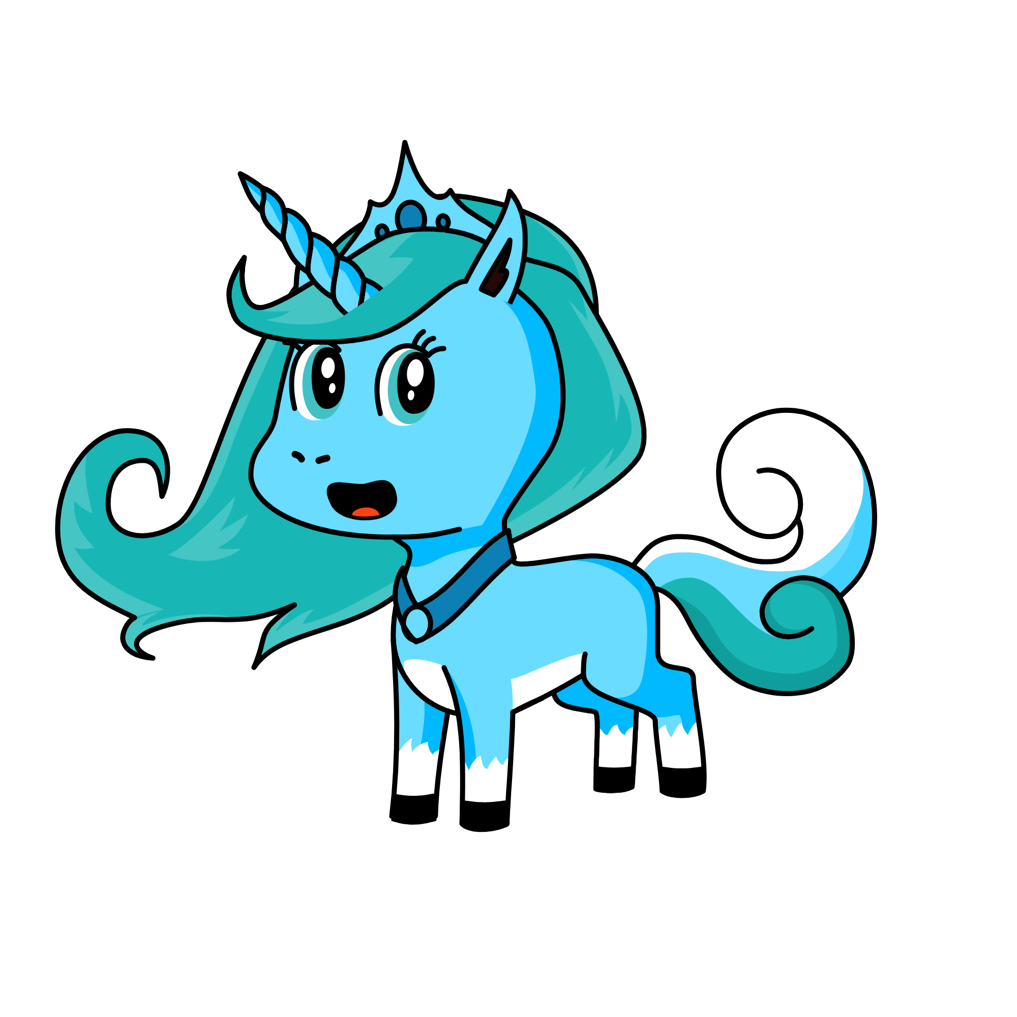 Winter, the unicorn