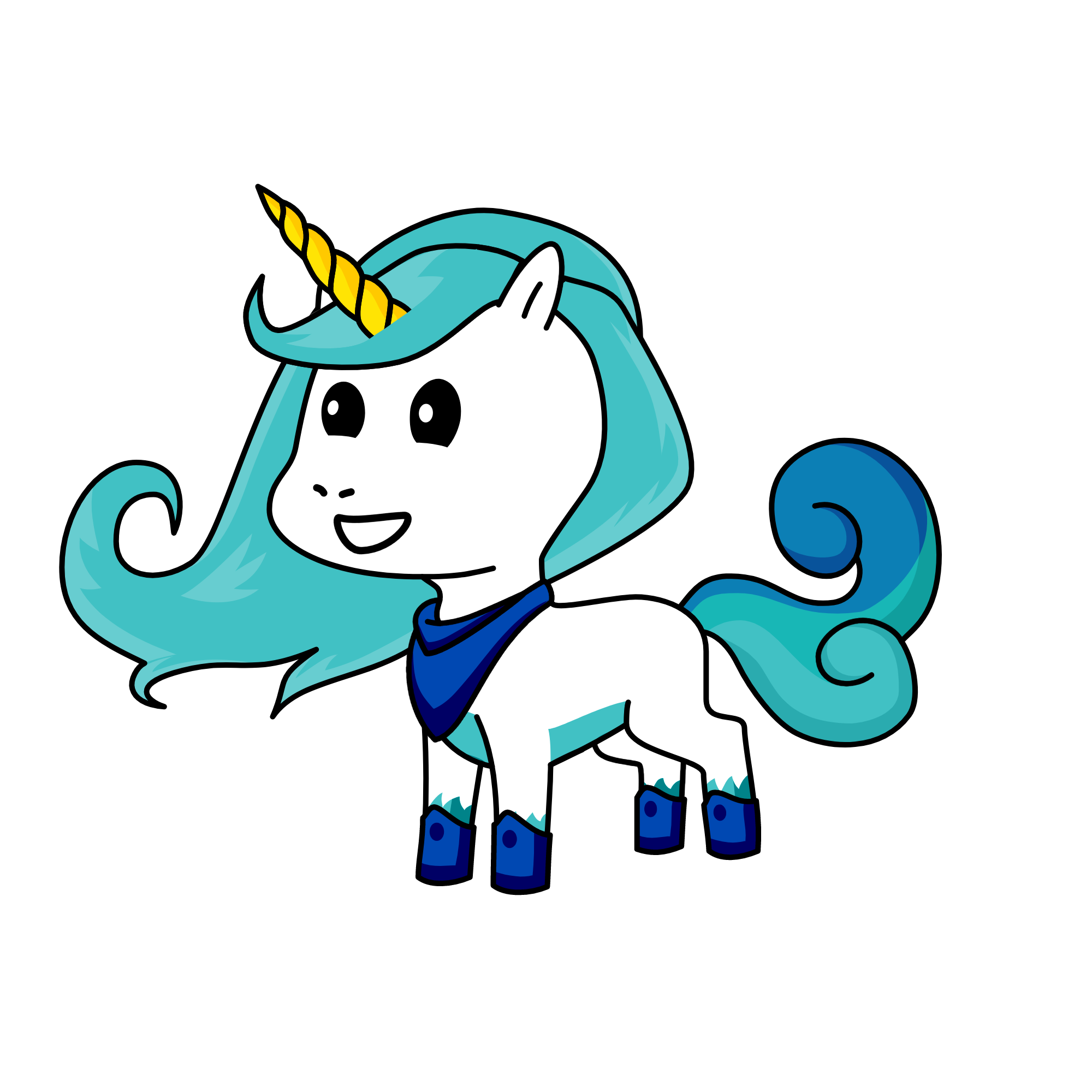 Sky, the unicorn