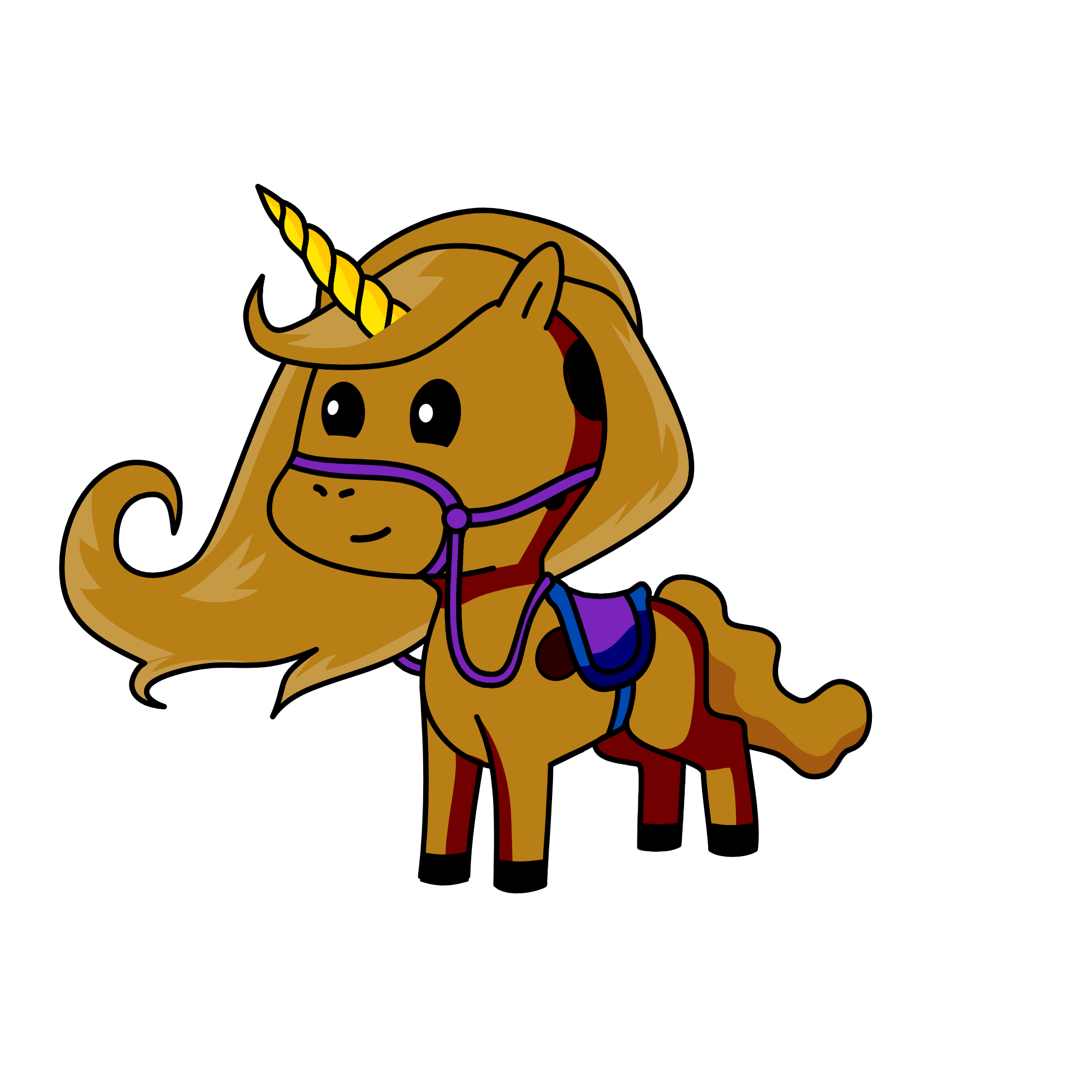 Brownie, the unicorn